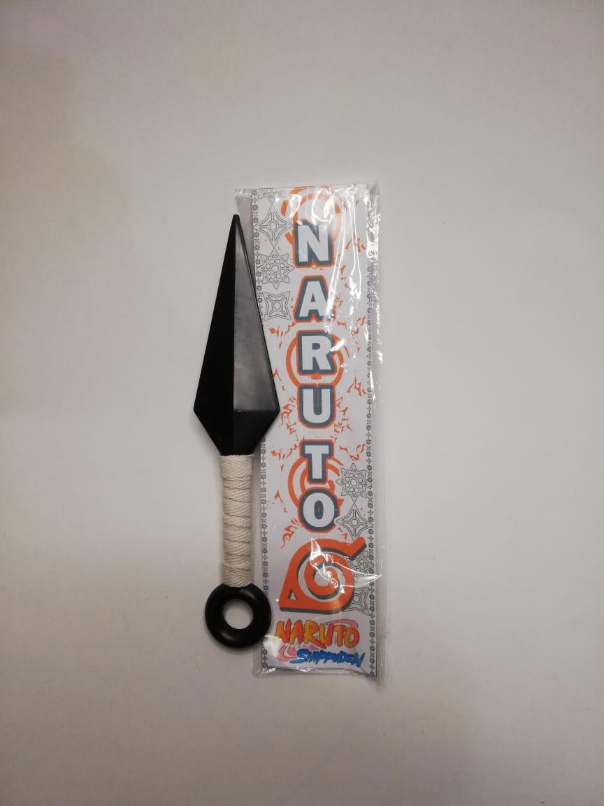 5 CARTAS NARUTO EN BOLSITA + ARMA KUNAI DE REGALO
