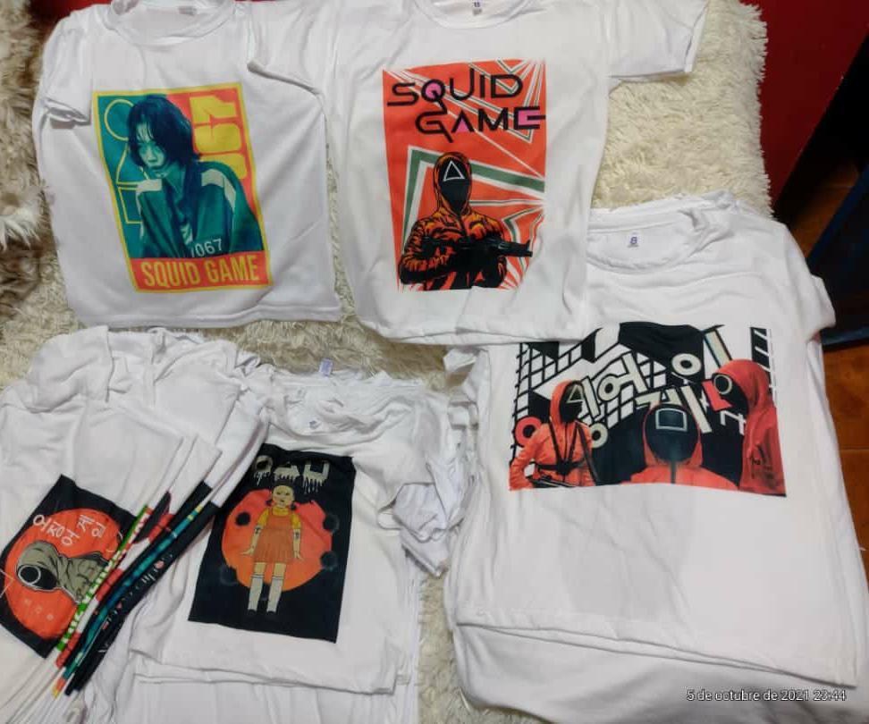 Remera niño EL JUEGO DEL CALAMAR