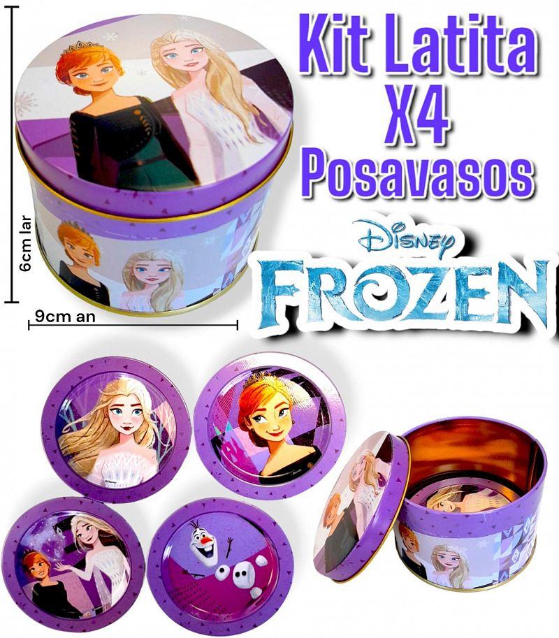 Kit Latita x 4 Posavasos FROZEN original