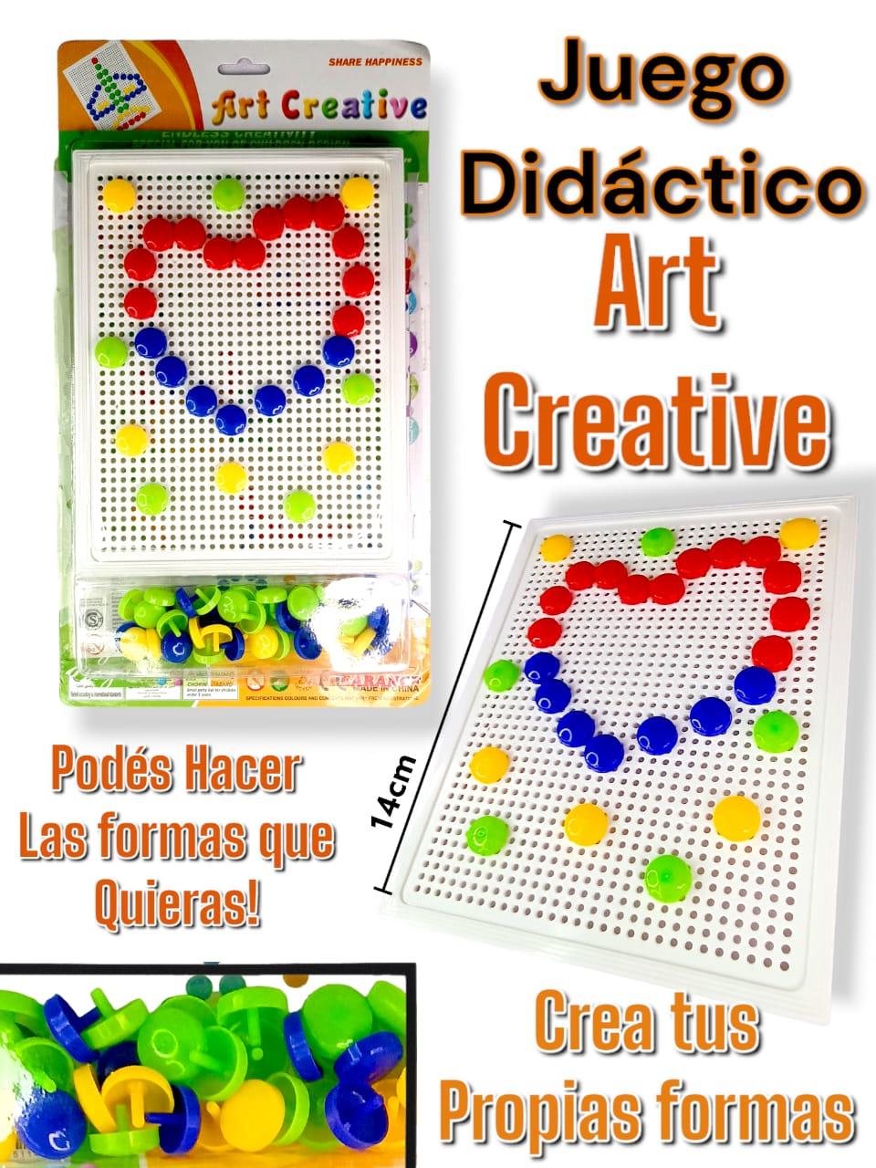 JUEGO DIDACTICO ART CREATIVE en blister grande