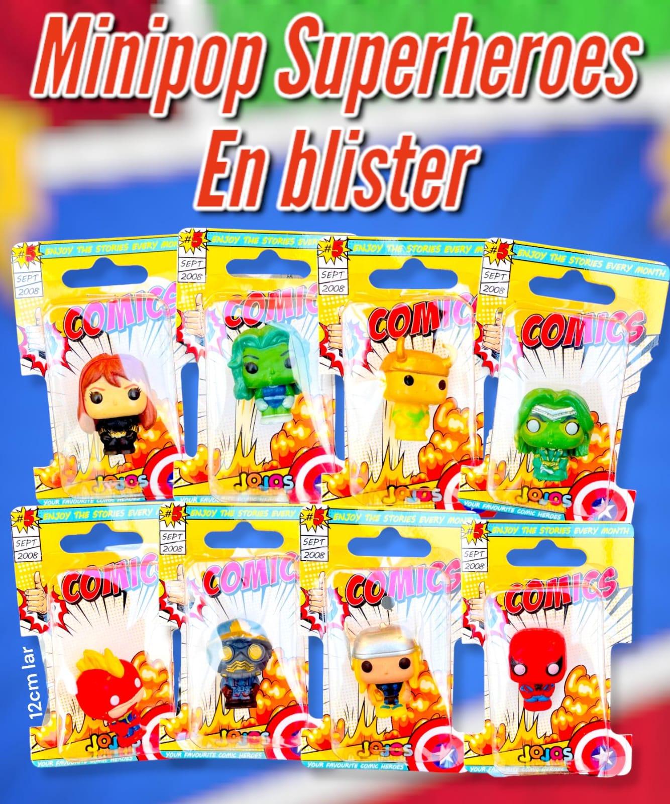 Minipop SUPERHEROES en blister