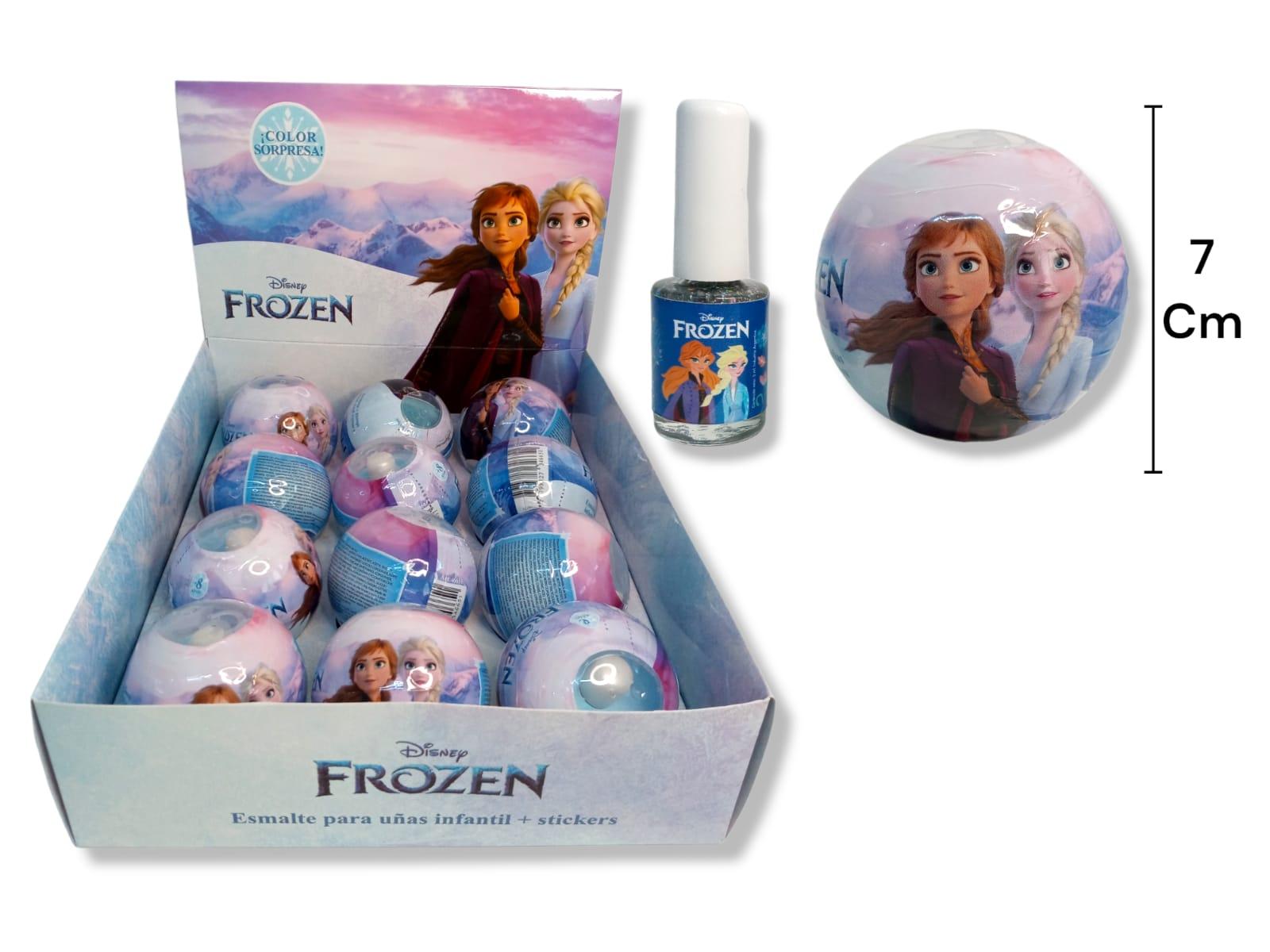 Capsula 70MM de FROZEN esmalte mas stickers