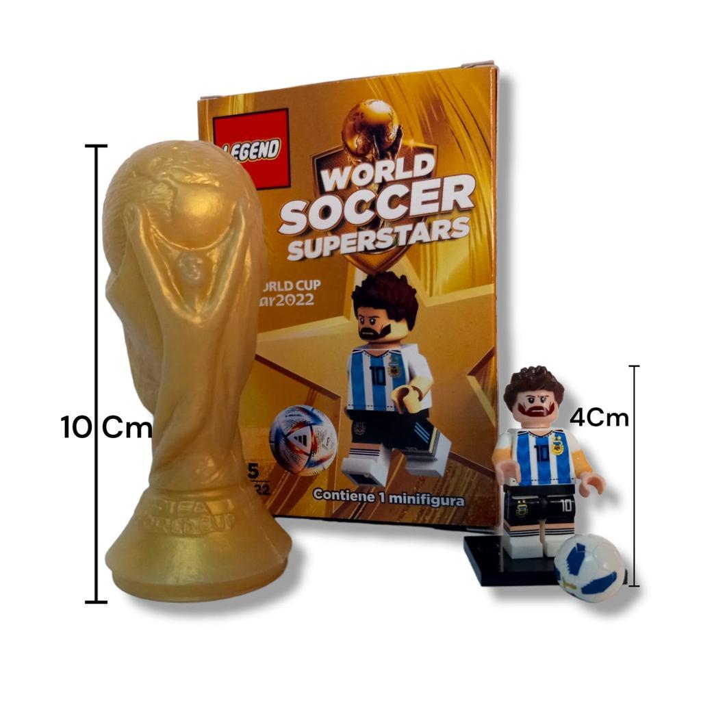 Lego jugadores mundial + copa de regalo ( 6 modelos diferentes )