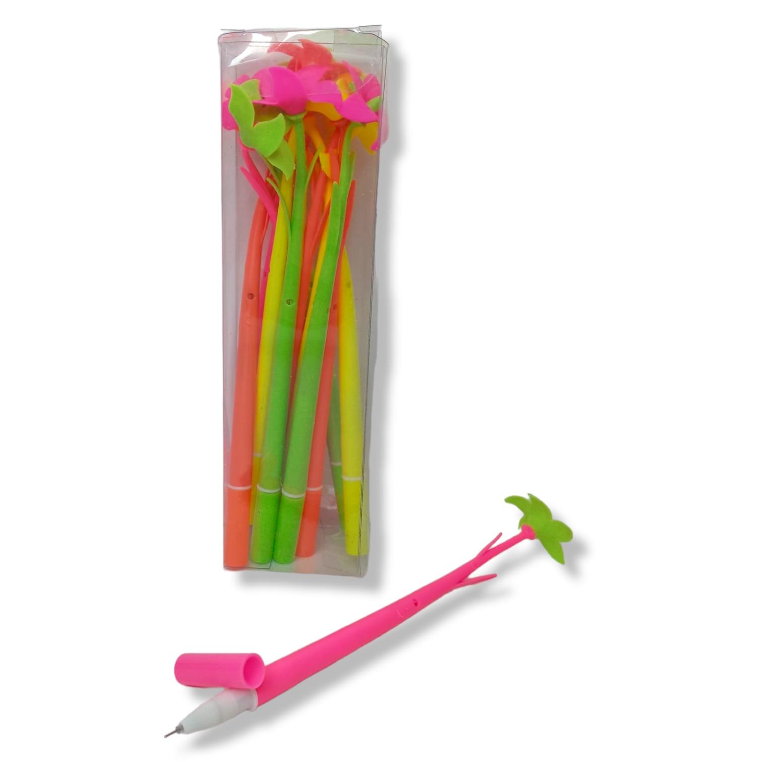 Lapicera Microfibra Flor