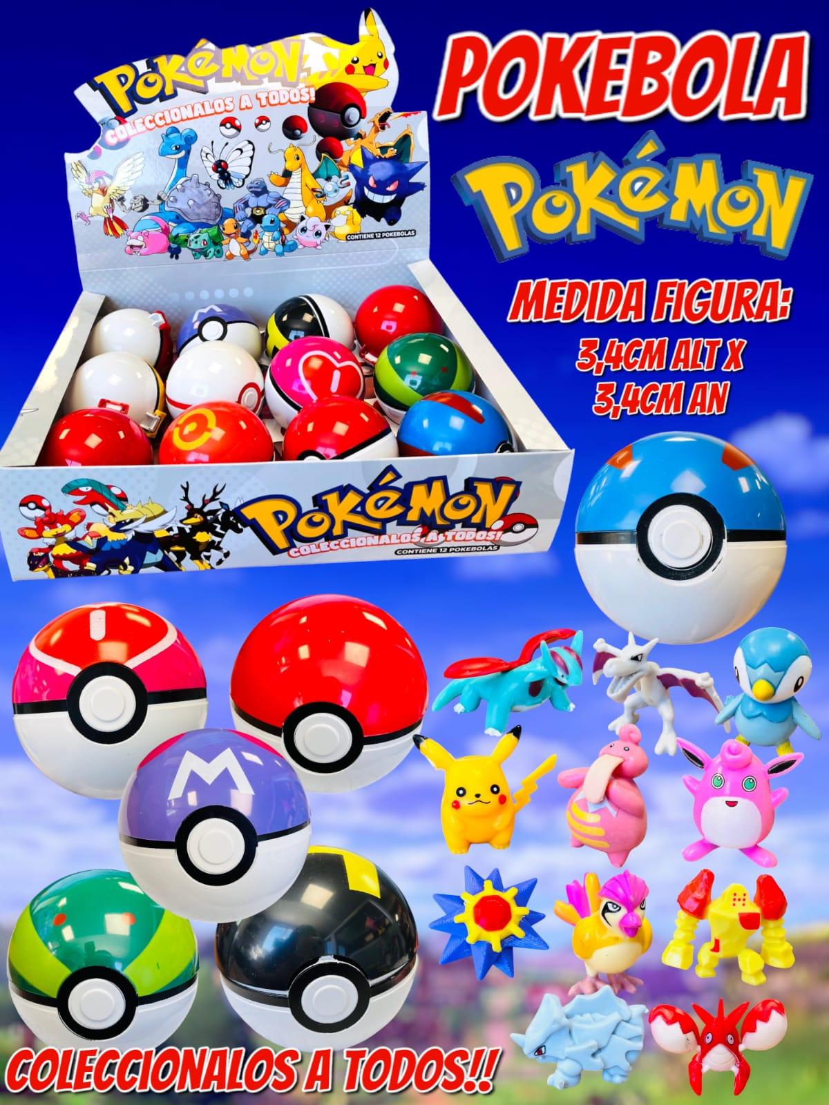 Pokebola con pokemon importado mini ( 2 cm ) 144 modelos c exhibidor