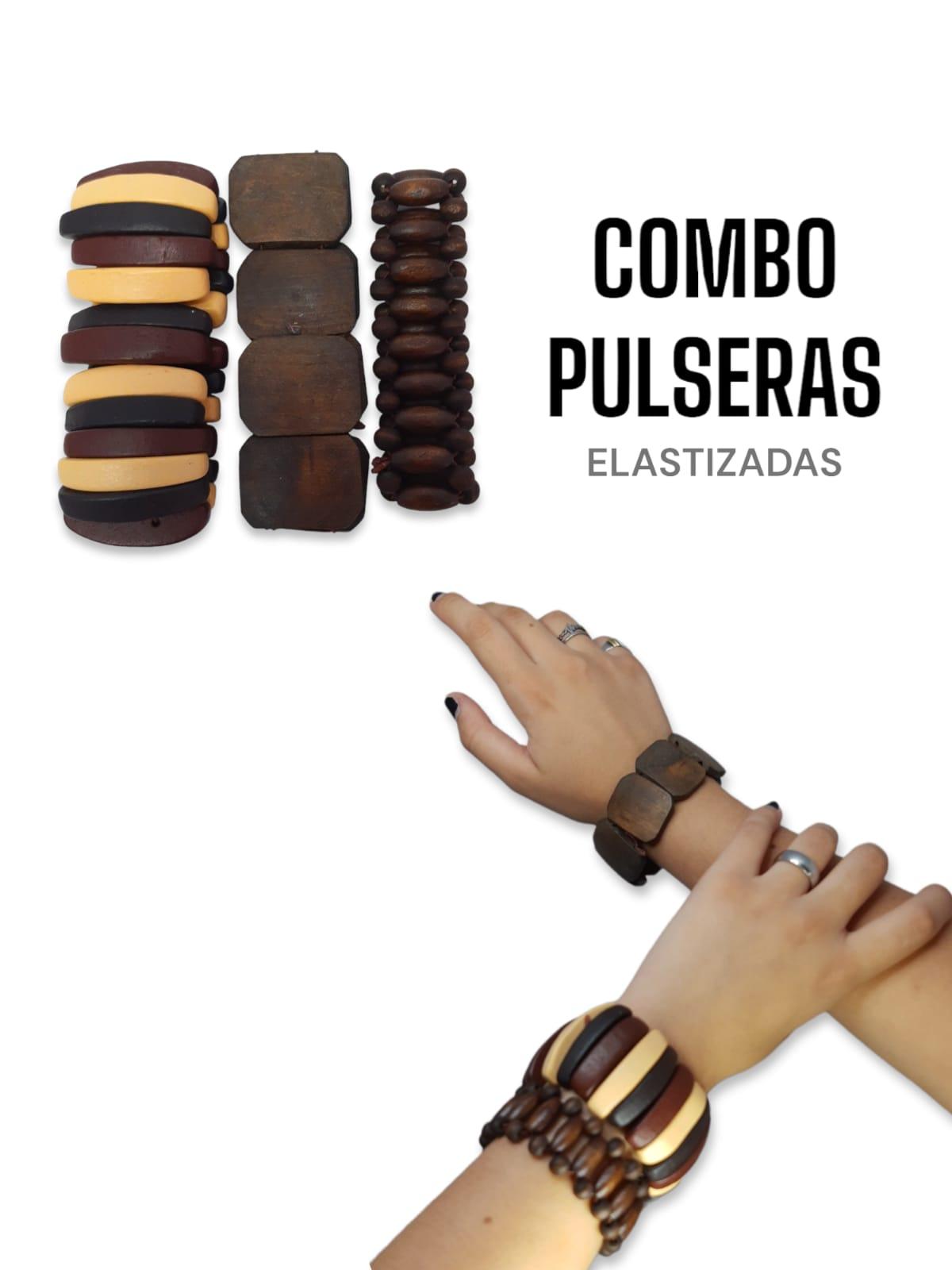 Combo Pulseras Elastizadas x3