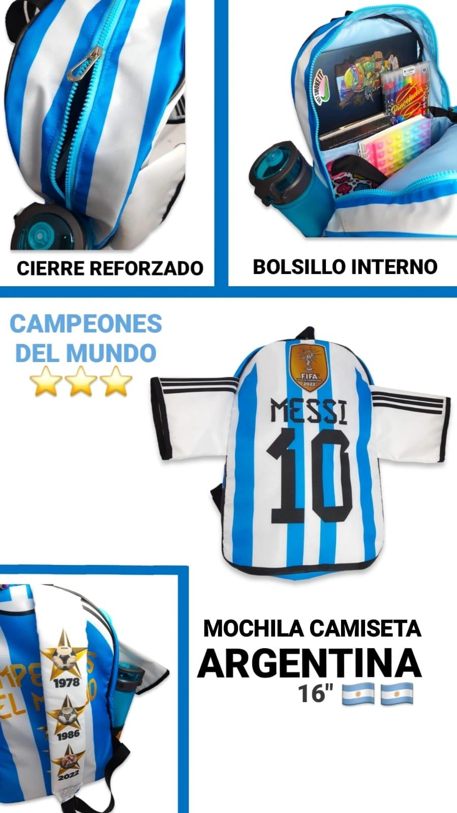 Mochila Camiseta Argentina 16