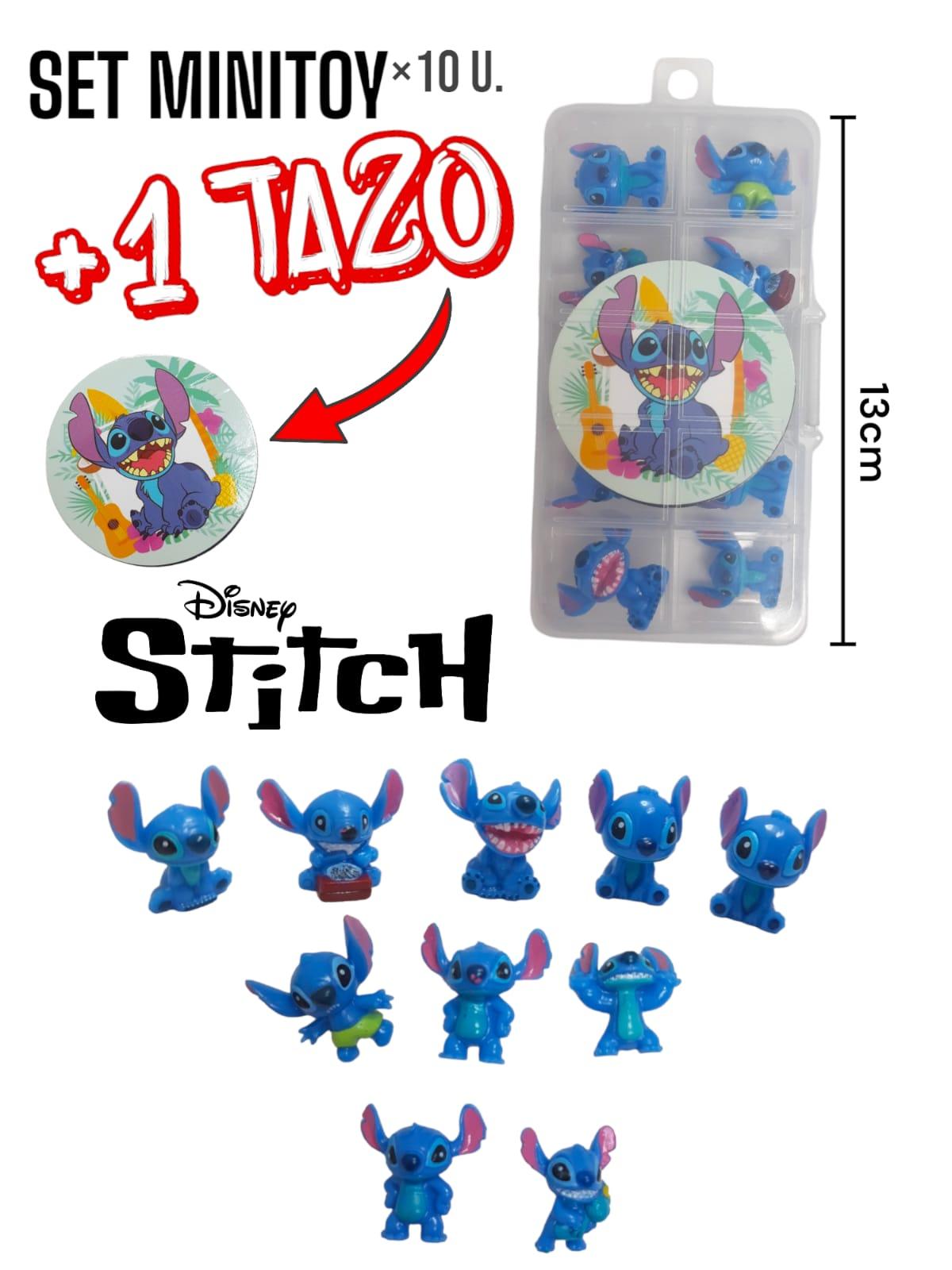 Set minitoy Stitch 2 a 3 cm x 10  en blister 