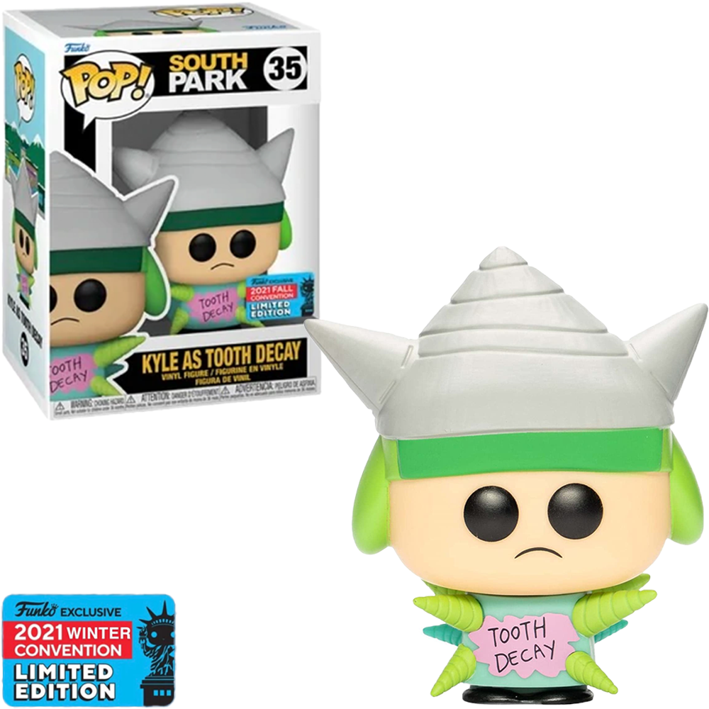 FUNKO POP original SOUTH PARK NYCC 2021 EXCLUSIVE - KYLE AS TOOTH DECAY 35