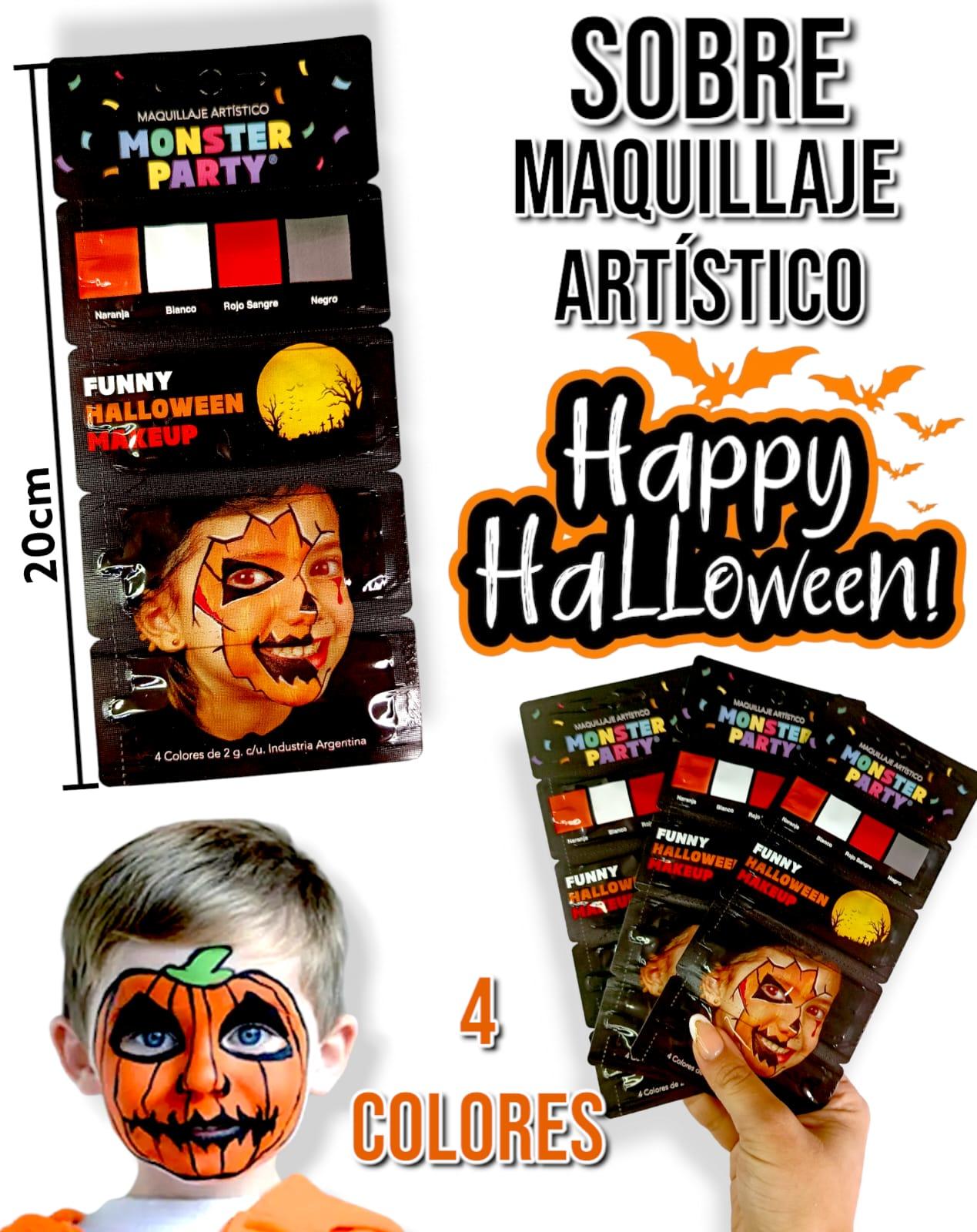Sobre Maquillaje Artistico HALLOWEEN 20cm