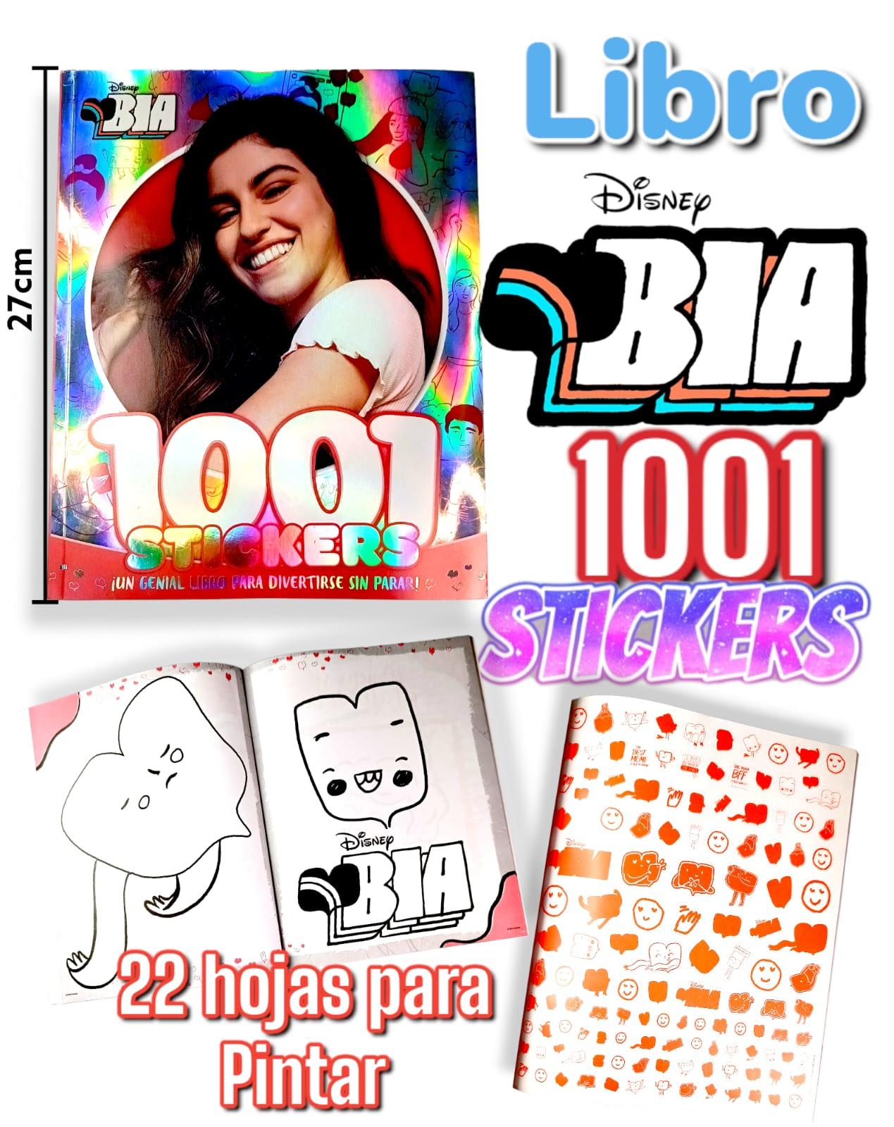 Libro BIA Disney 1001 STICKERS 27cm
