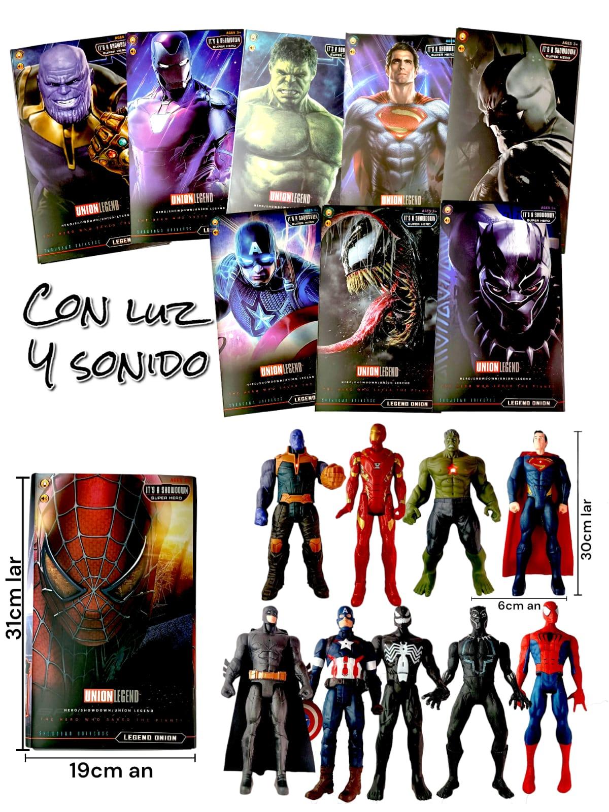 Figura UNION LEGEND MARVEL Con Luz y Sonido