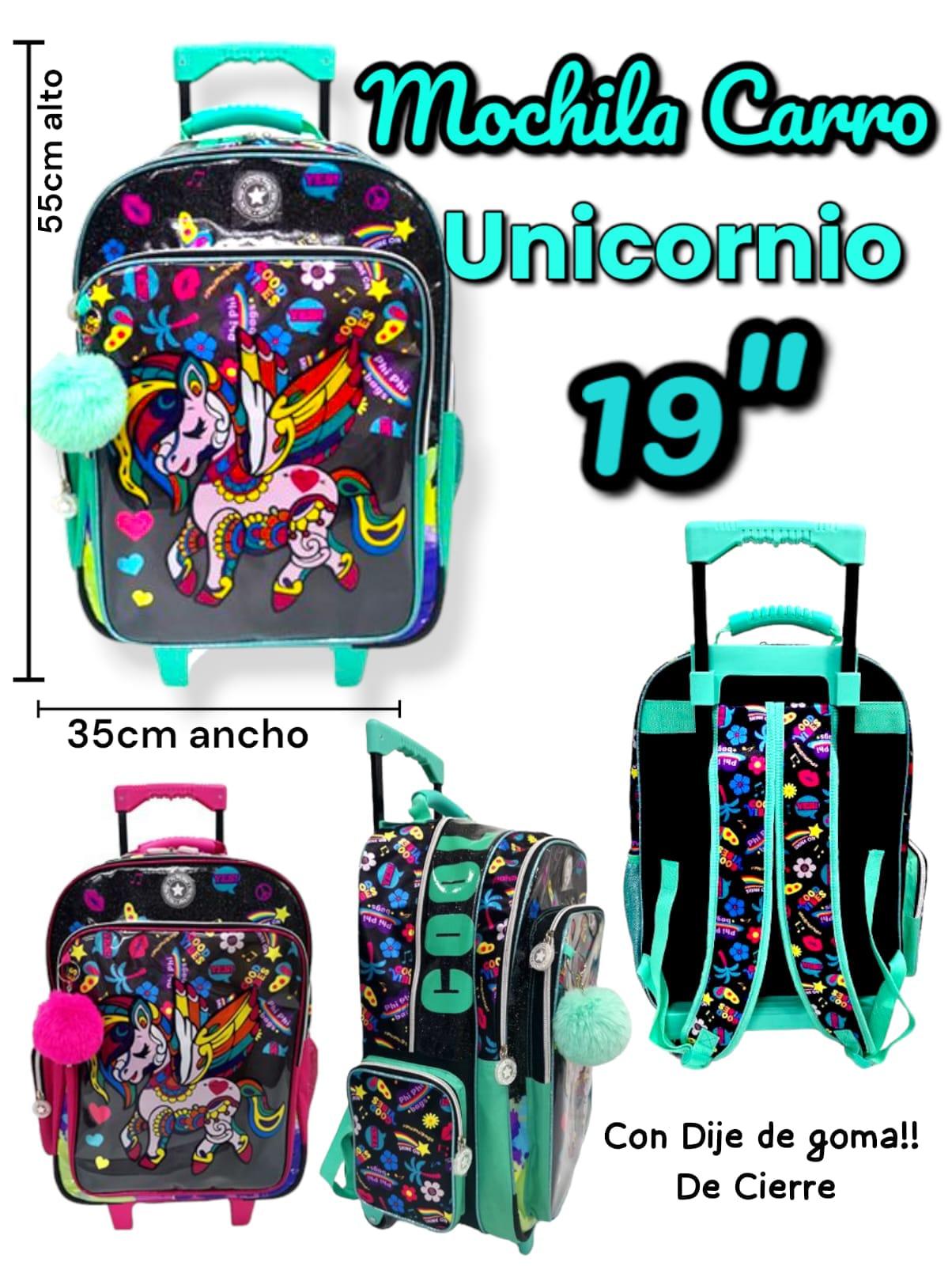 Mochila carro UNICORNIO 19