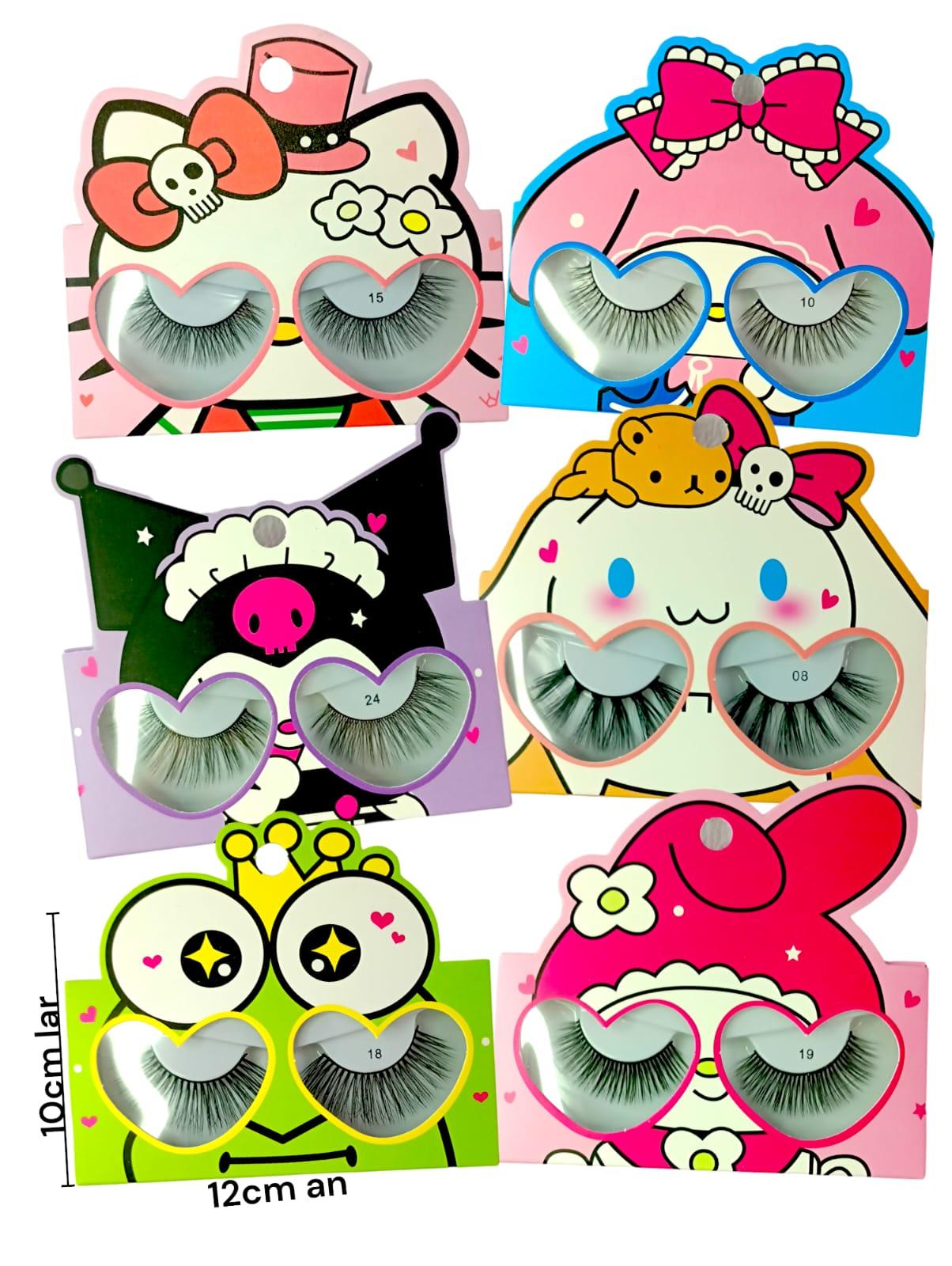PESTAÑAS Personajes SANRIO