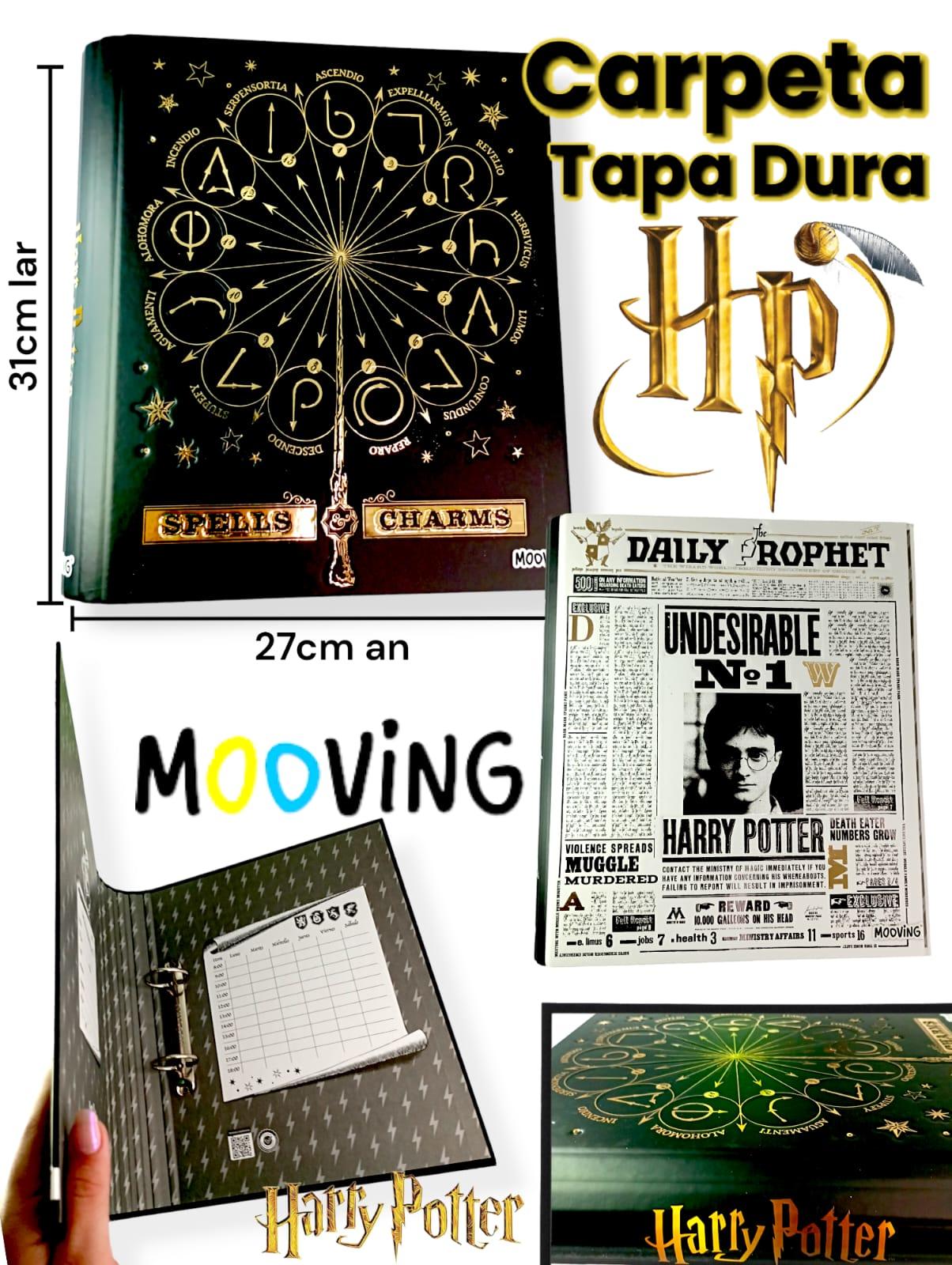 CARPETA TAPA DURA HARRY POTTER MOOVING