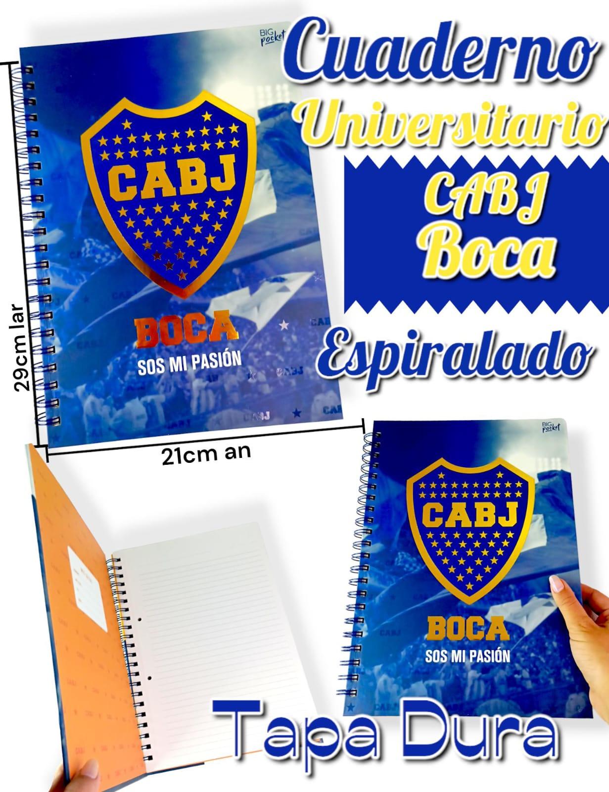 CUADERNO UNIVERSITARIO TD BOCA