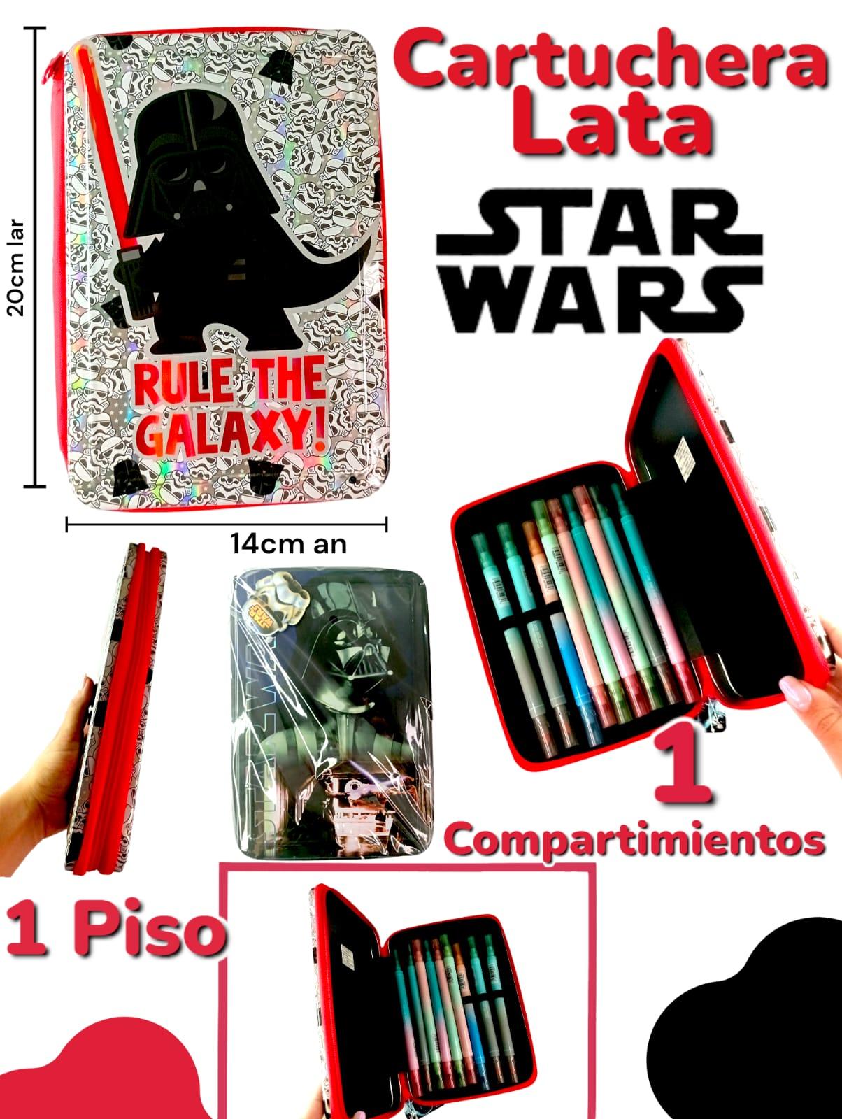 Cartuchera CRESKO Lata STAR WARS 1 Piso 
