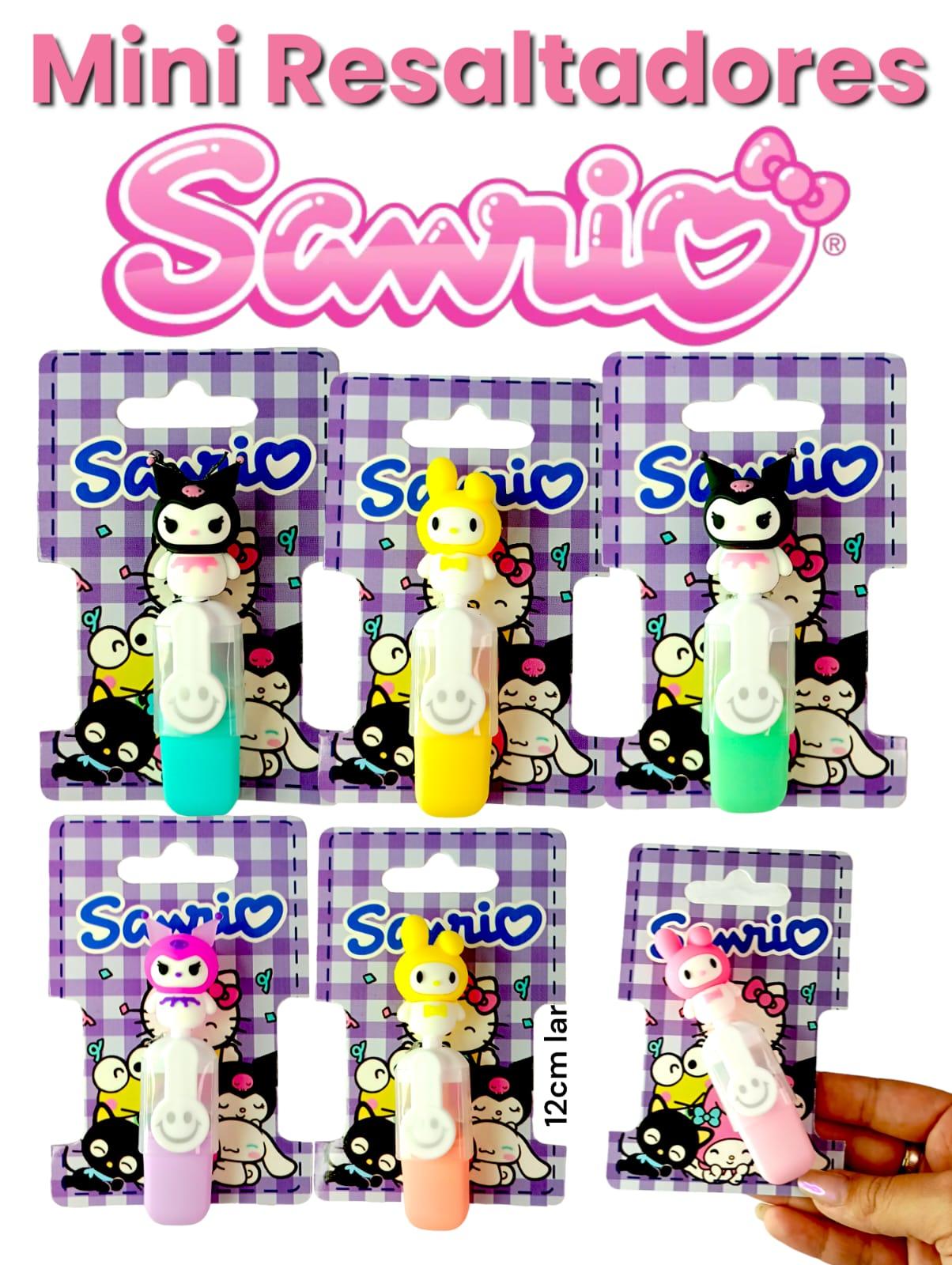 Mini Resaltadores SANRIO Con Exhibidor