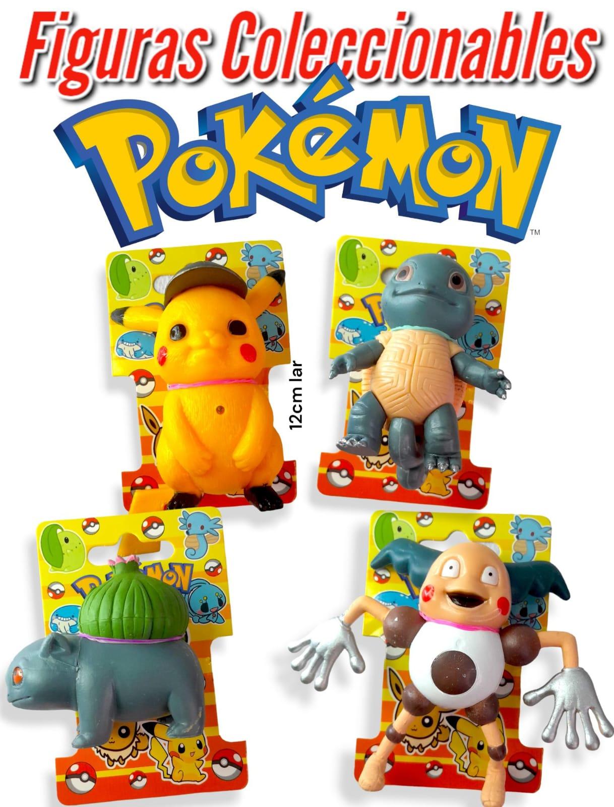 Figura Coleccionable Pokemon En Carton Exhibidor
