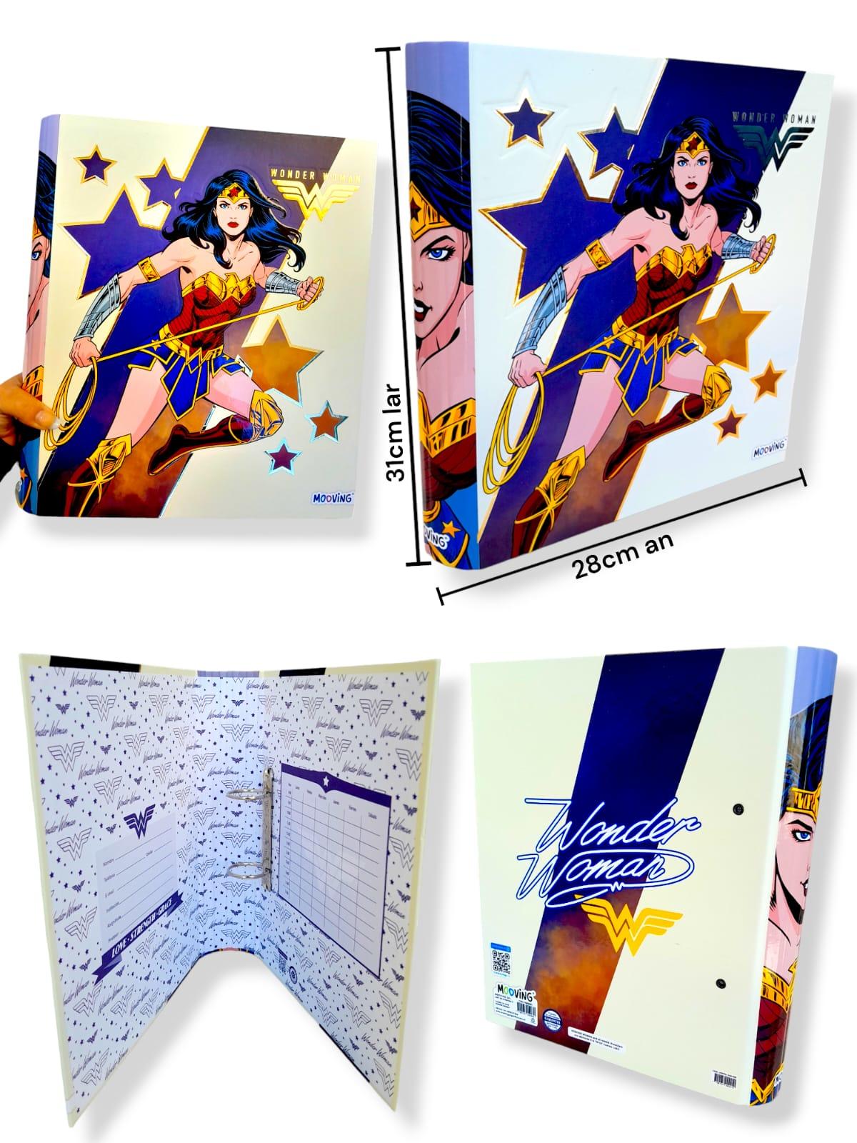 Carpeta A4 2 anillos Mujer Maravilla marca MOOVING