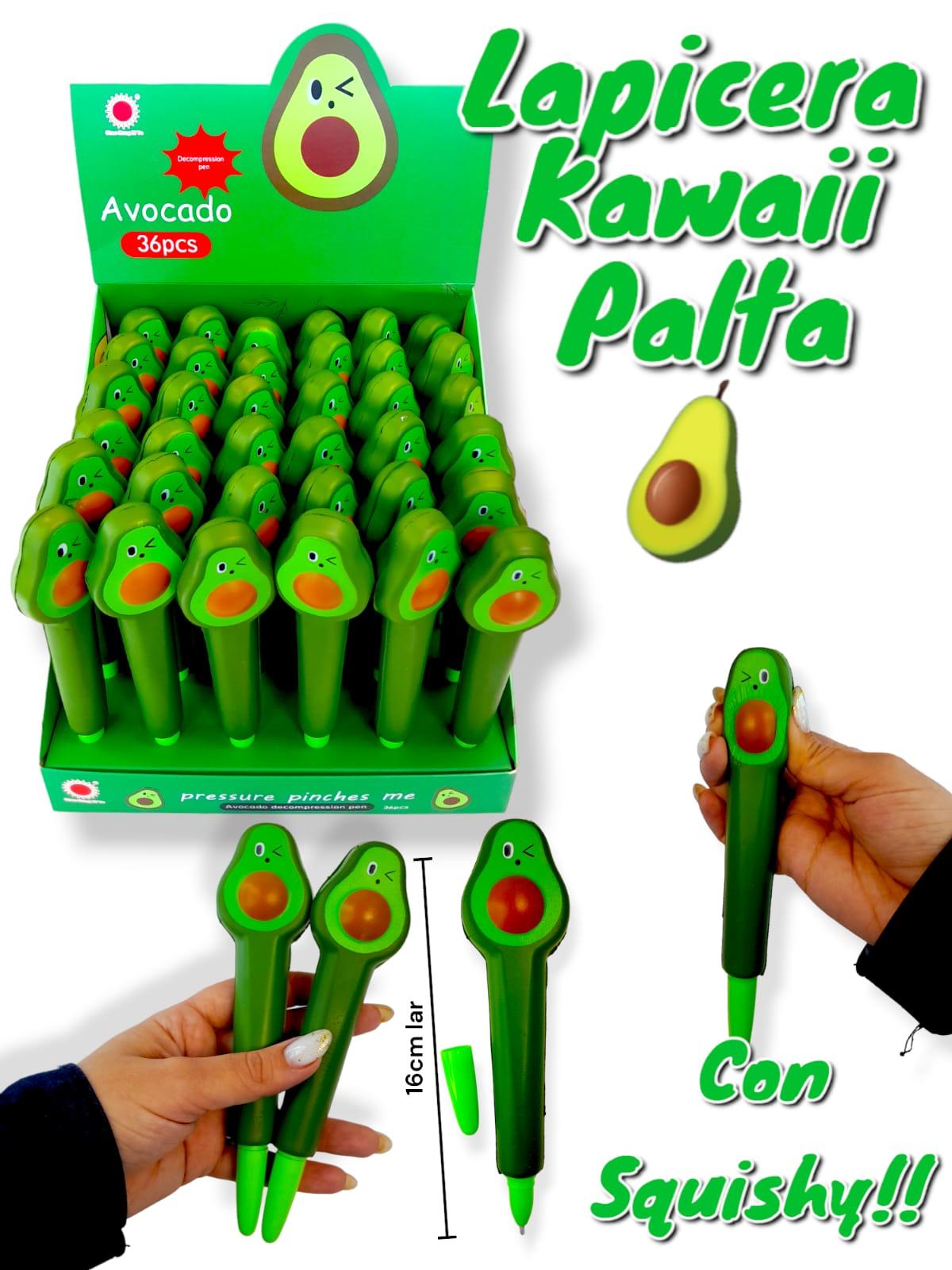 Lapicera Kawaii Palta Con Squishy
