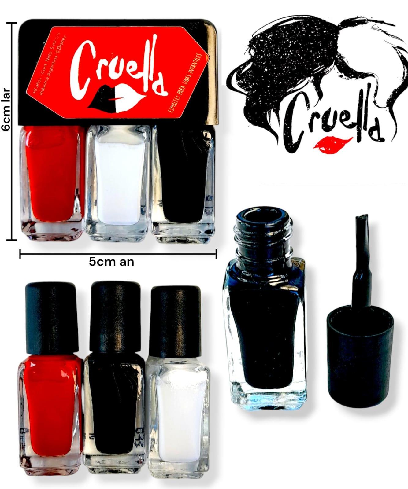 Trio de esmaltes CRUELLA