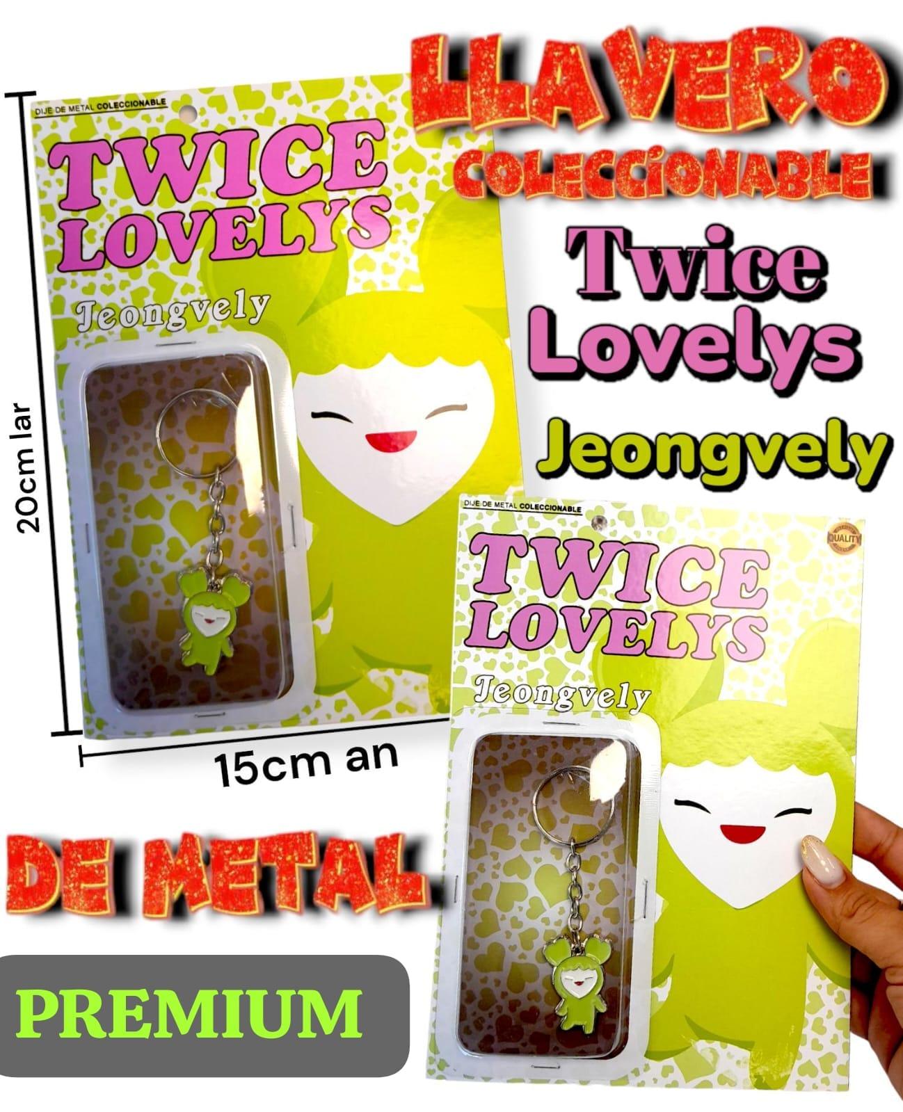 Llavero Premium Coleccionable de Metal  Twice Lovelys (JEONGVELY)