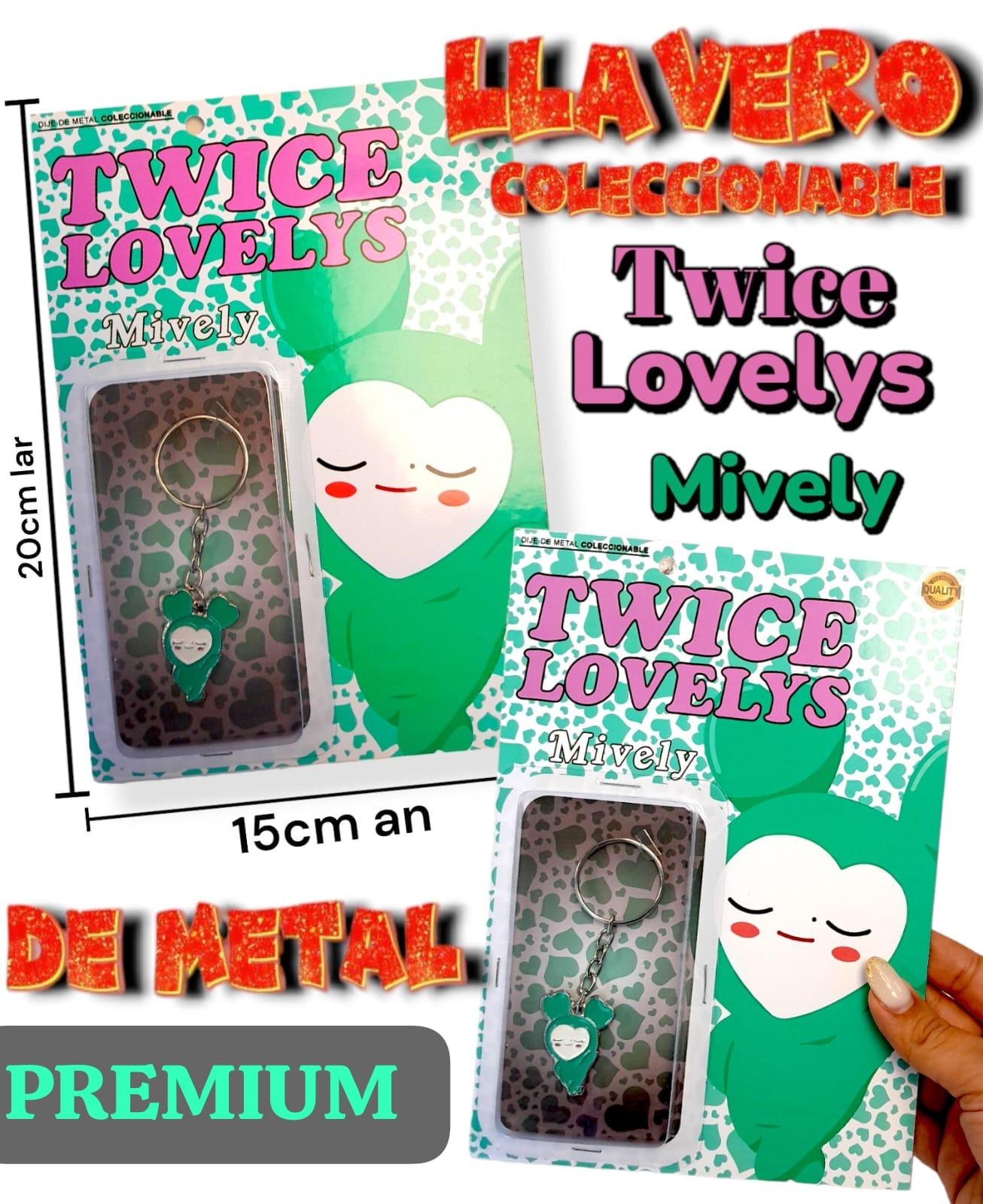 Llavero Premium Coleccionable de Metal  Twice Lovelys (MIVELY)