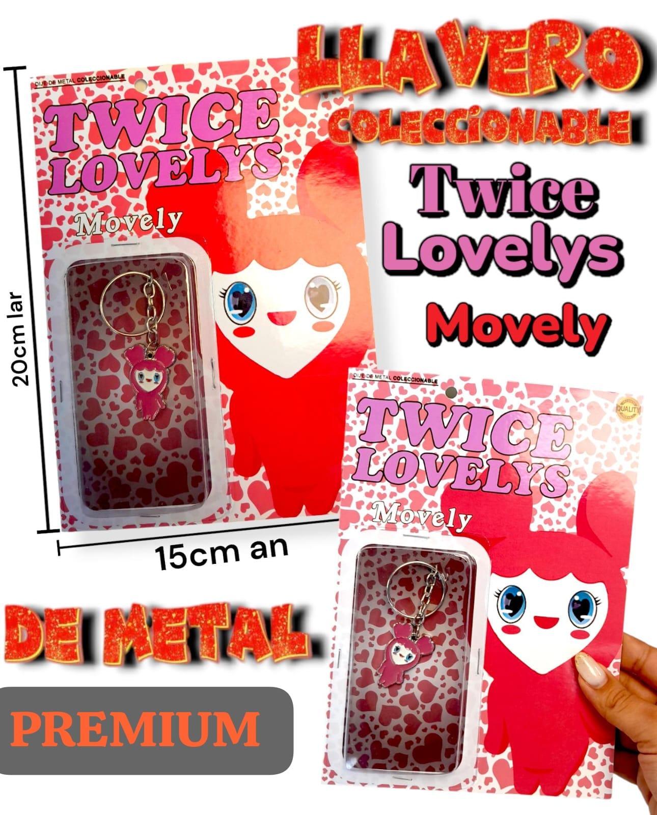 Llavero Premium Coleccionable de Metal  Twice Lovelys (MOVELY)