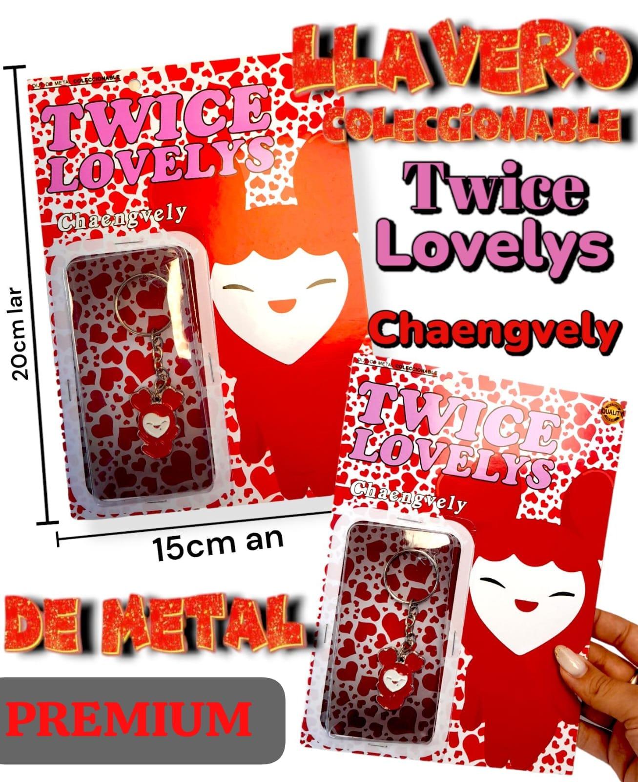Llavero Premium Coleccionable de Metal  Twice Lovelys (CHAENGVELY)