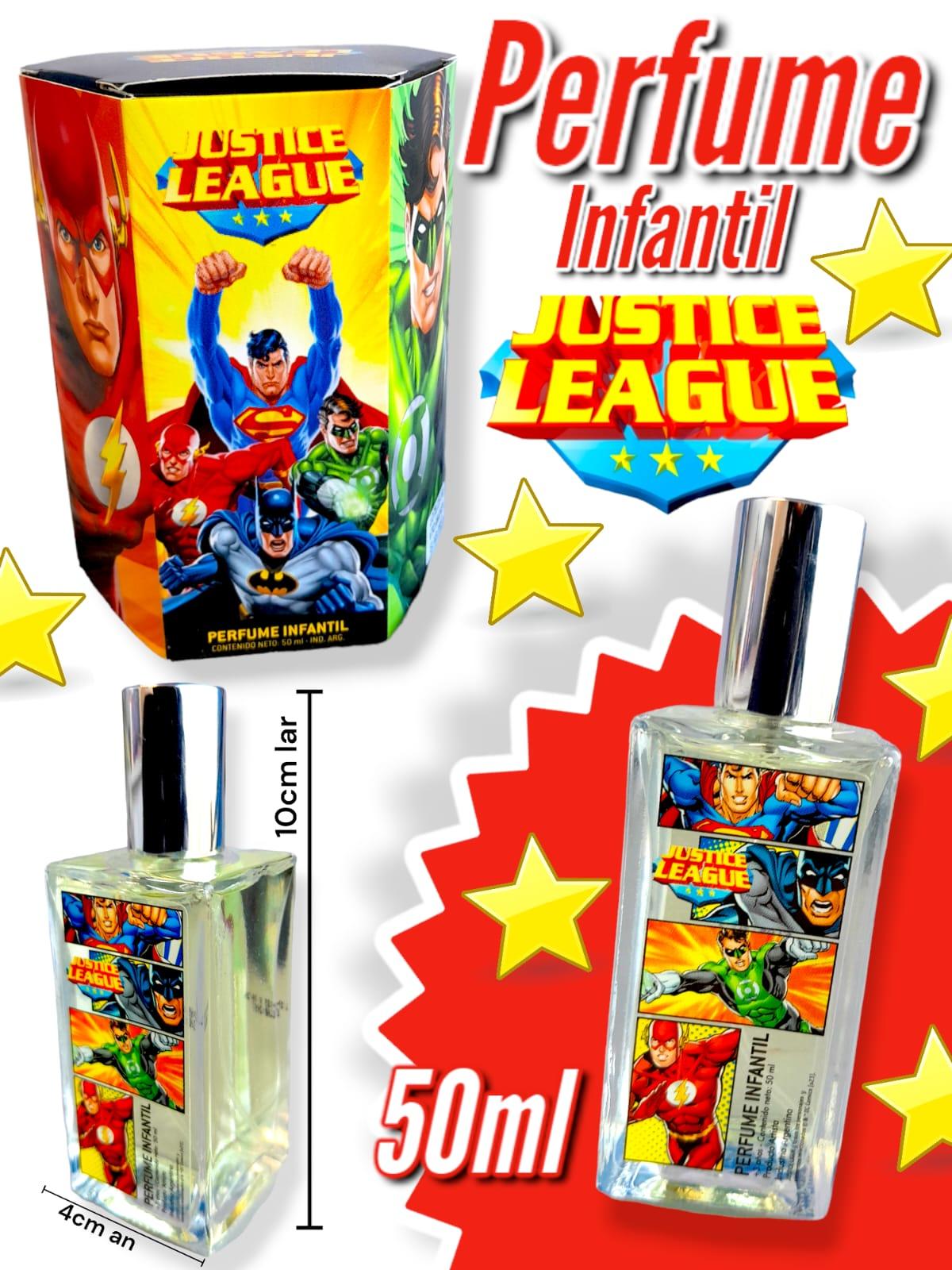 perfume infantil JUSTICE LEAGUE ( Liga de la justicia ) hexagonal x 50ml