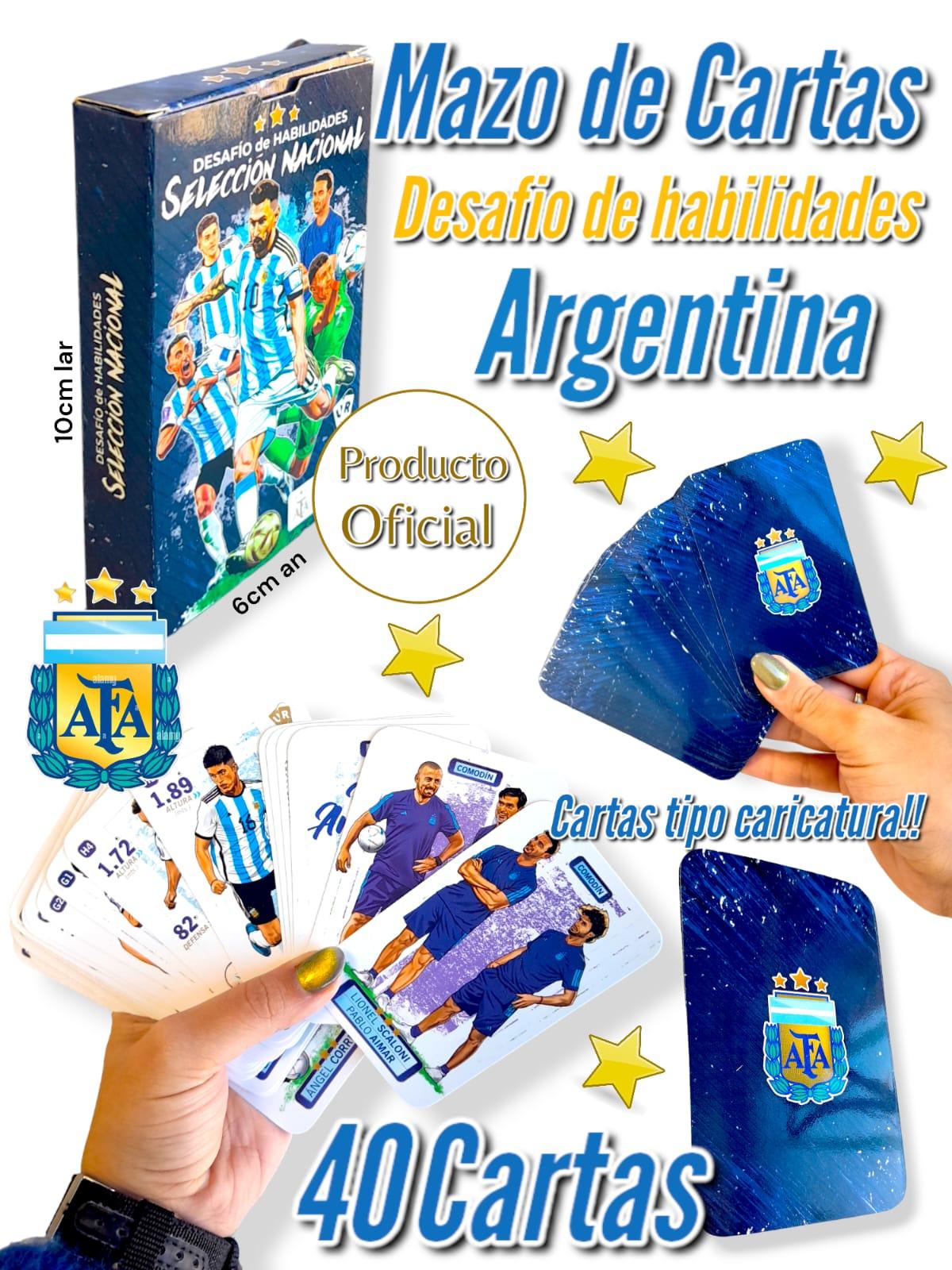 Mazo de Cartas Desafio de Habilidades ARGENTINA Producto Oficial