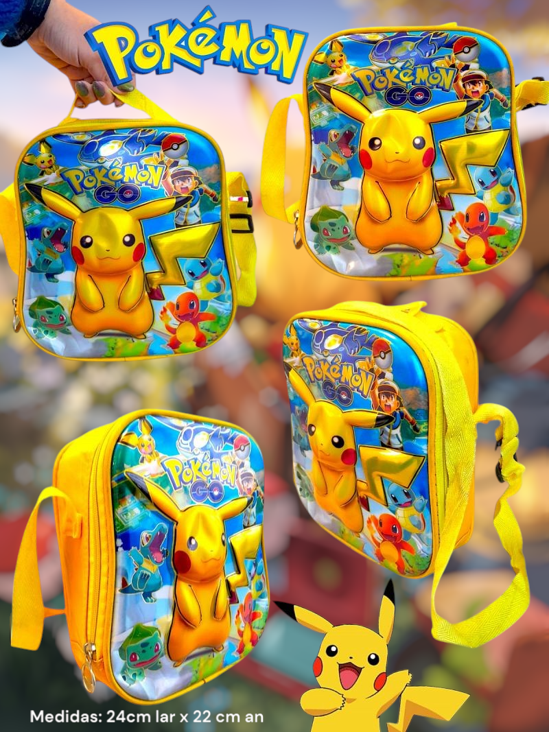 Lunchera Tapa 3D POKEMON