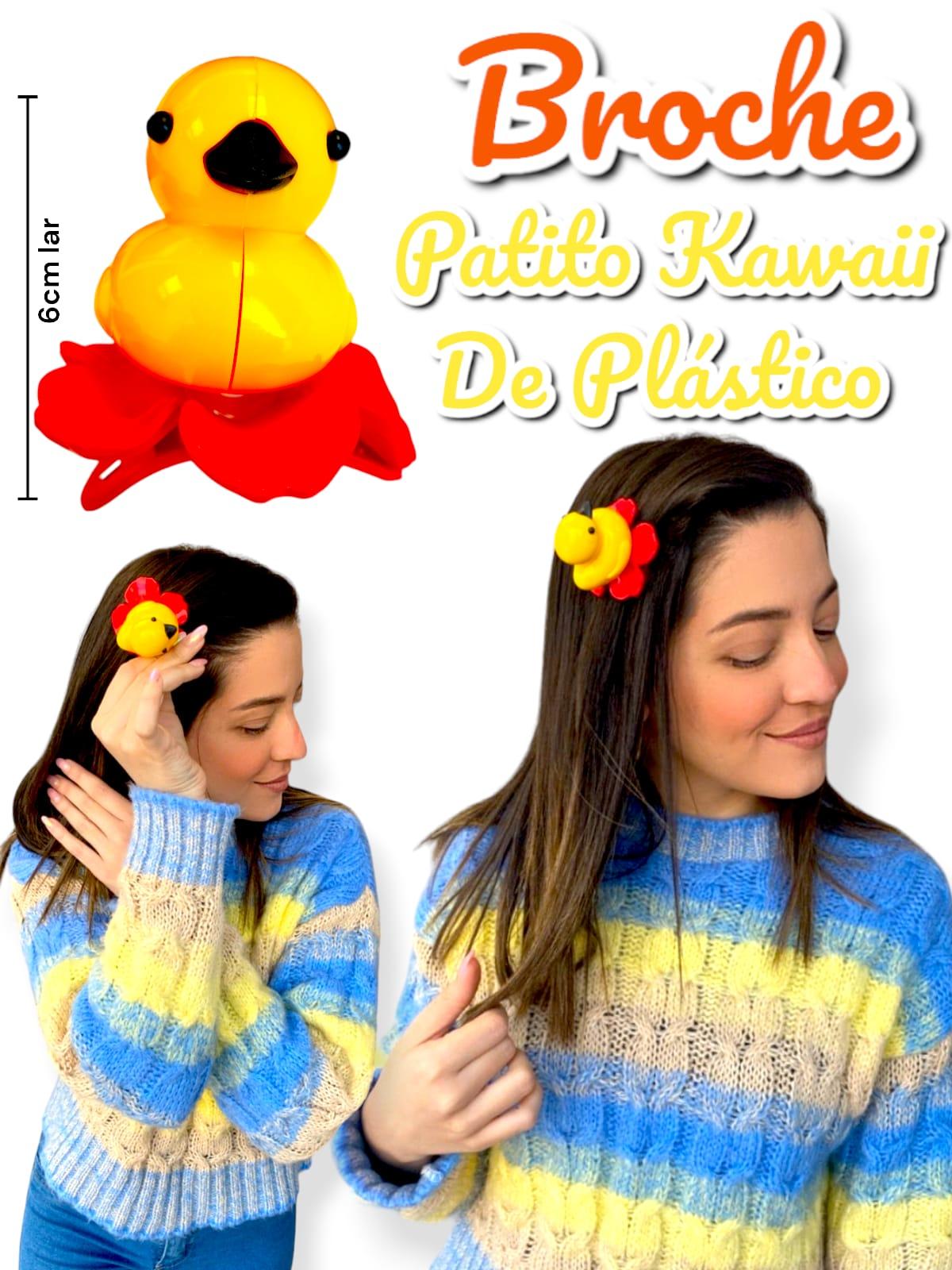 Broche Patito Kawaii de Plastico