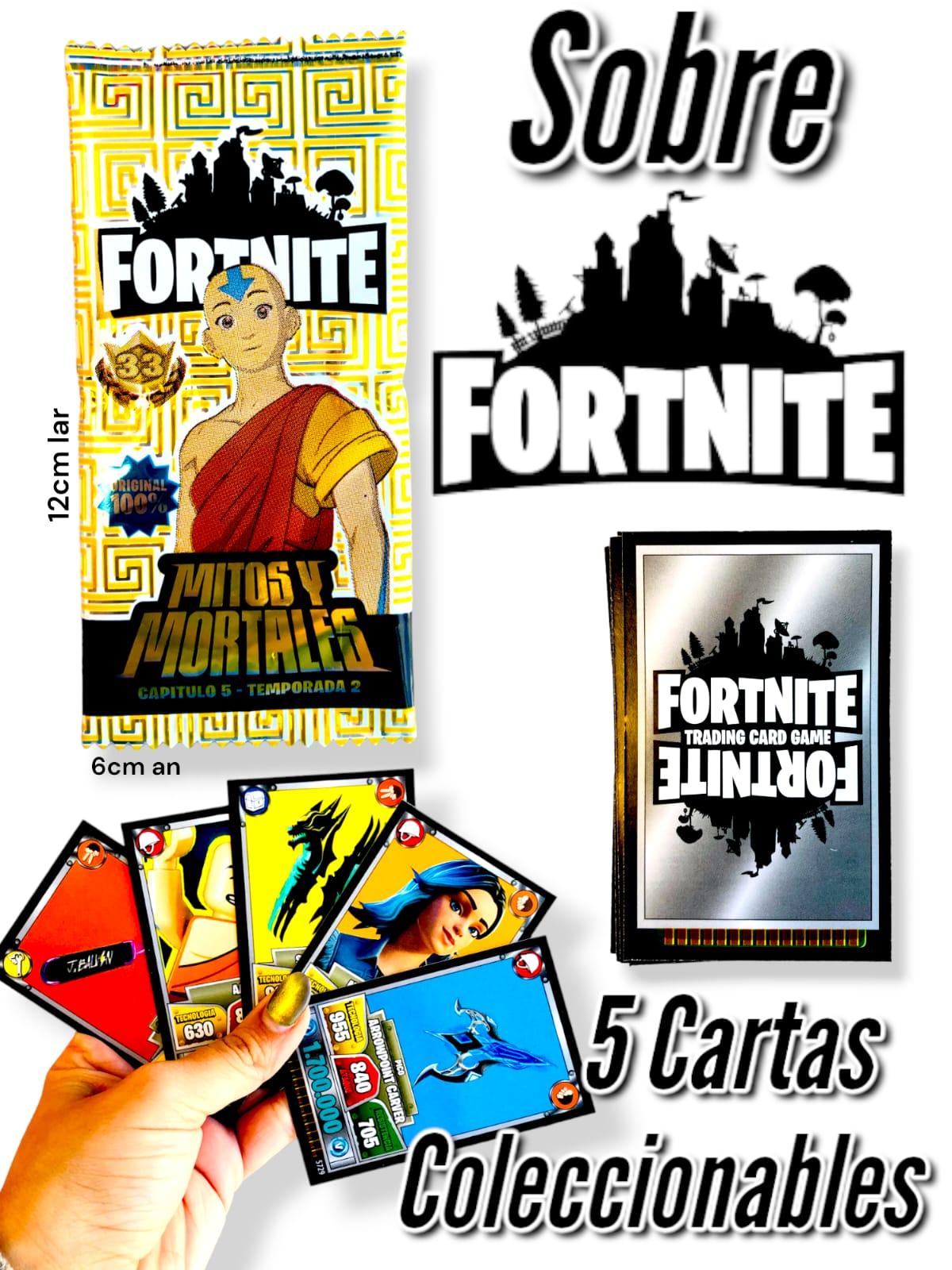Sobre de Cartas FORTNITE Mitos y Normales