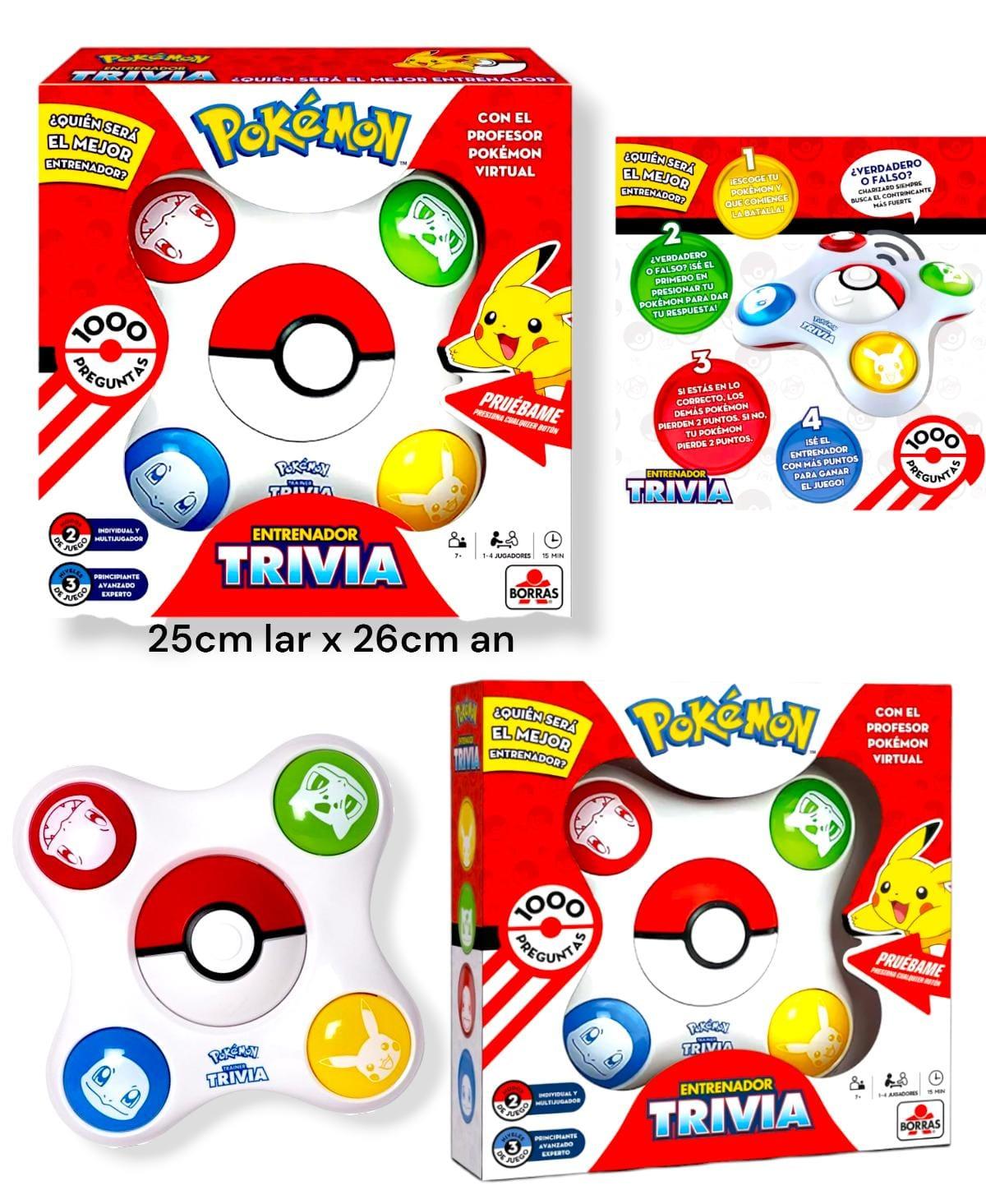 Pokemon Juego Entrenador Trivia: Multiple de 1000 Preguntas