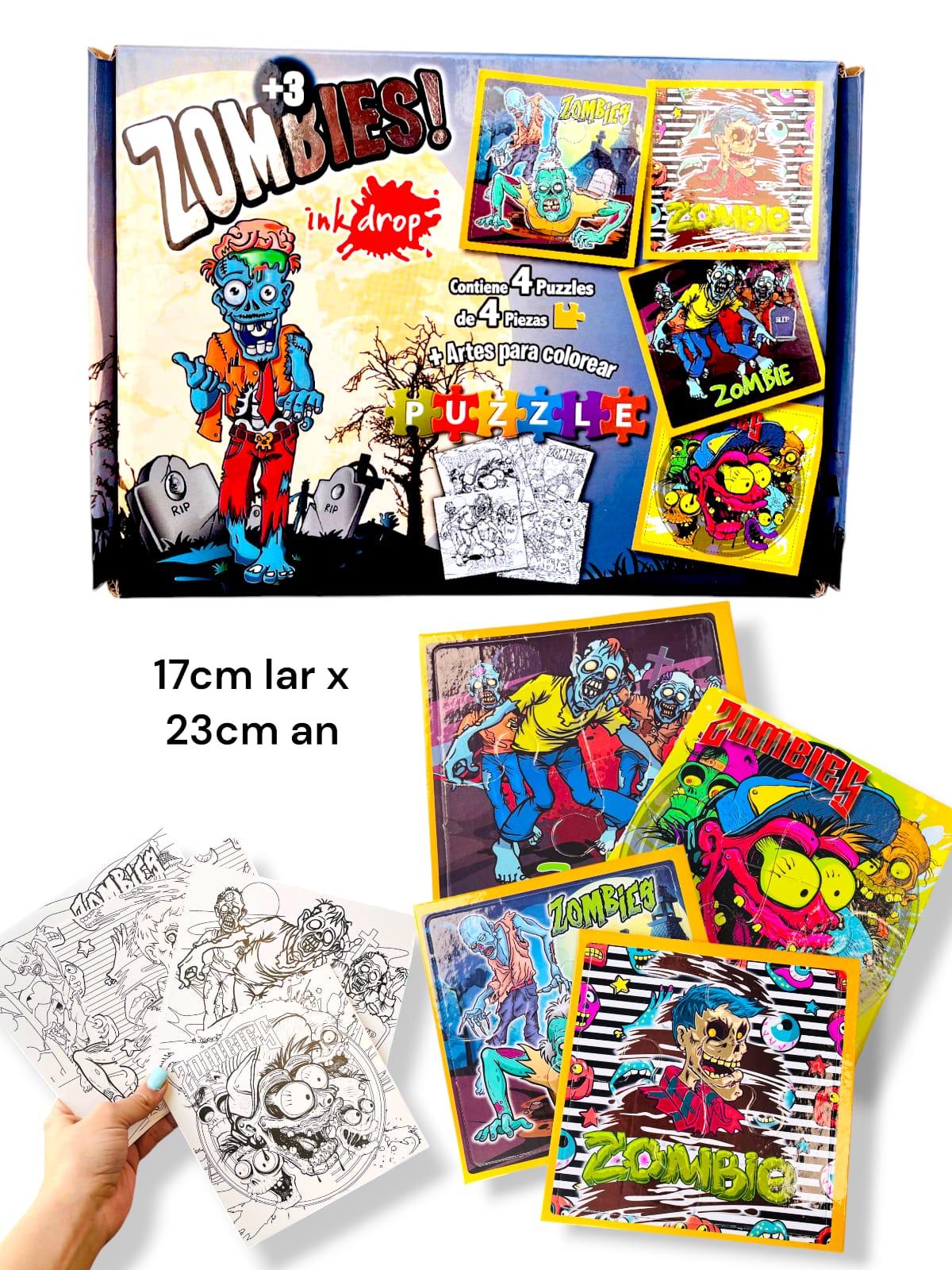 Juego de Mesa Puzzle Zombies en Caja  ROMPECABEZAS