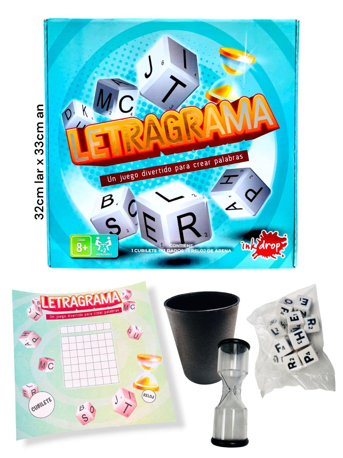 Juego de Mesa LETRAGRAMA caja