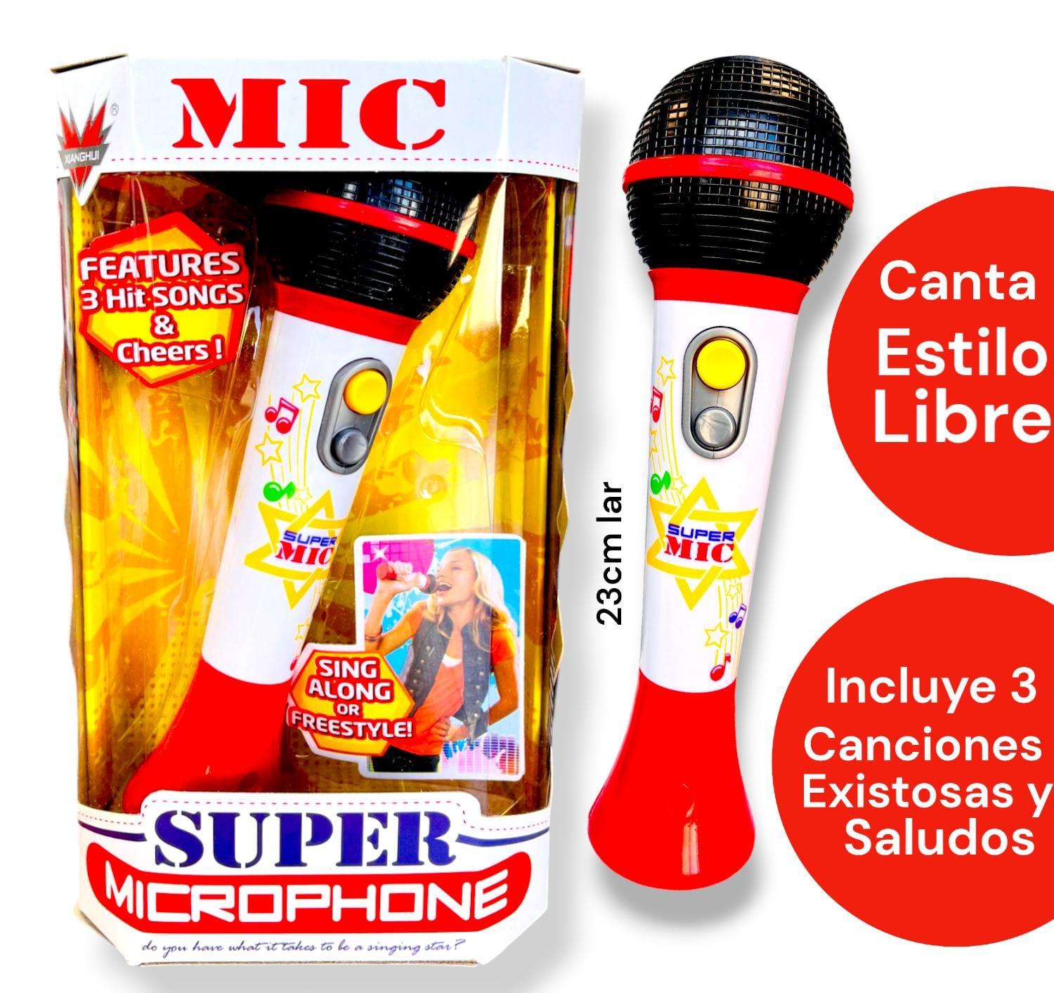 SUPER MICROFONO DE MANO TOYLAND MUSICAL KARAOKE