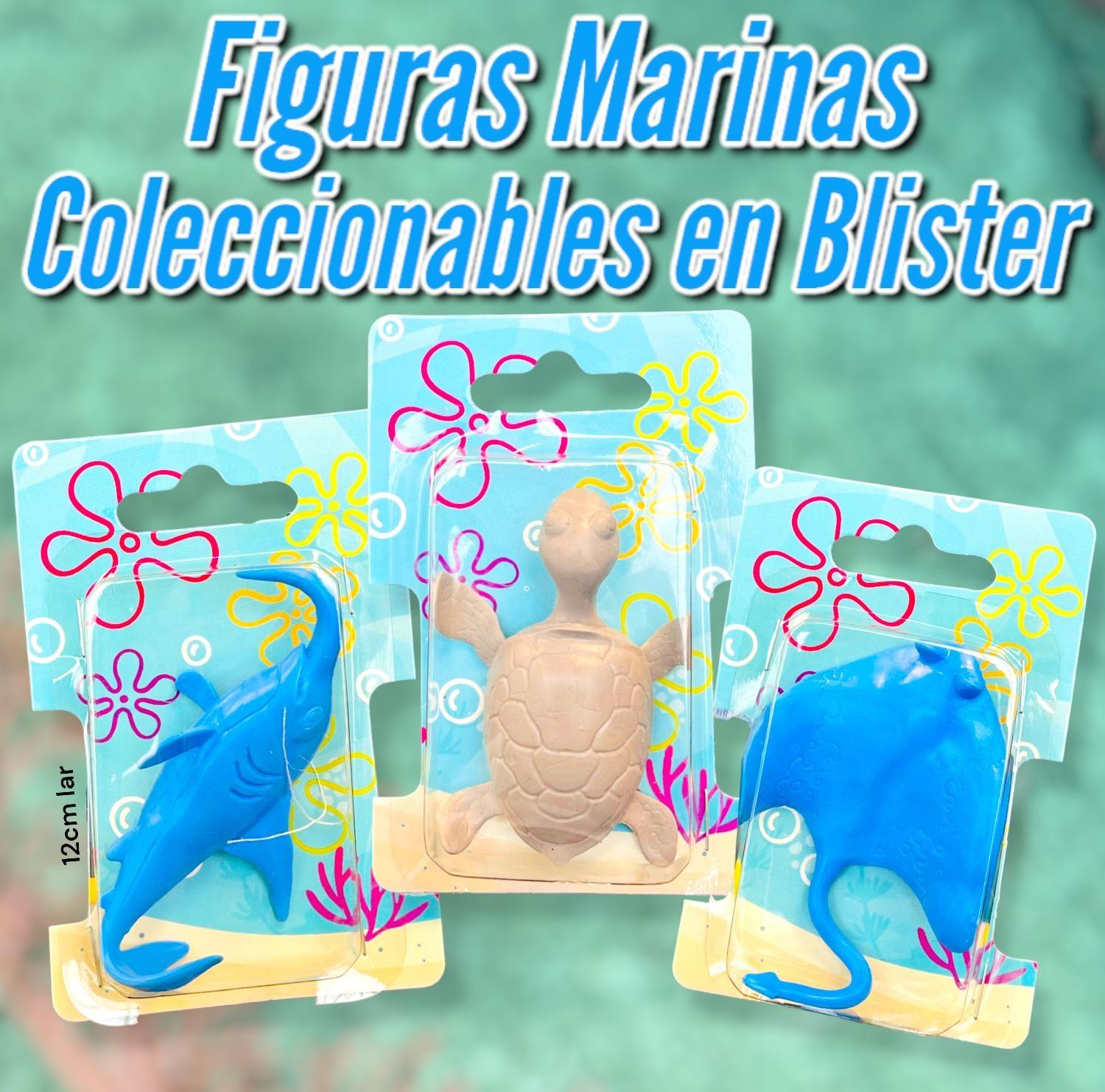 Figuras Marinas Coleccionables en Blister