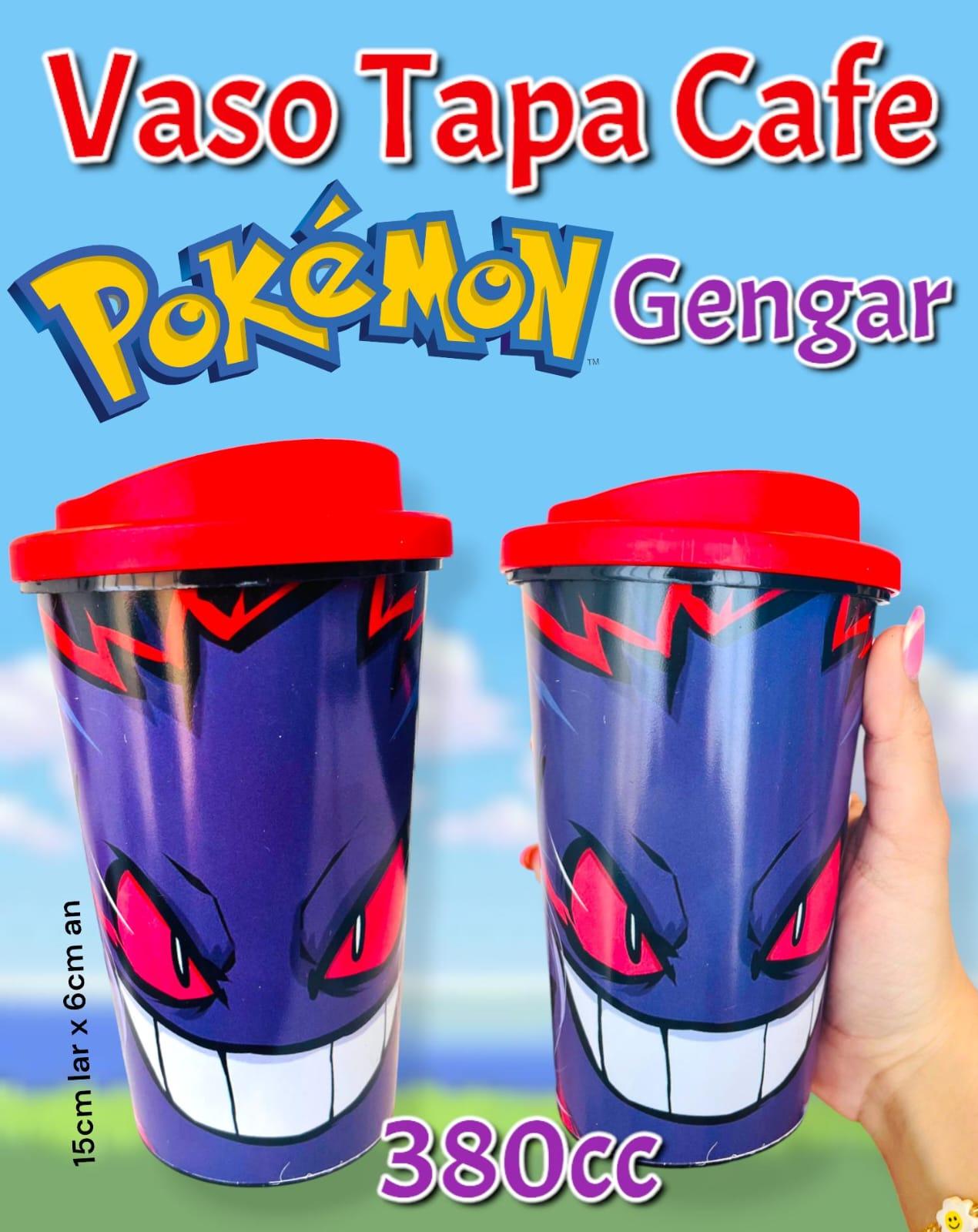 Vaso Tapa Cafe POKEMON GENGAR 380cc