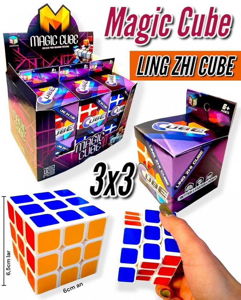 Cubo Mágico LZC 3x3 en caja exhibidora x12