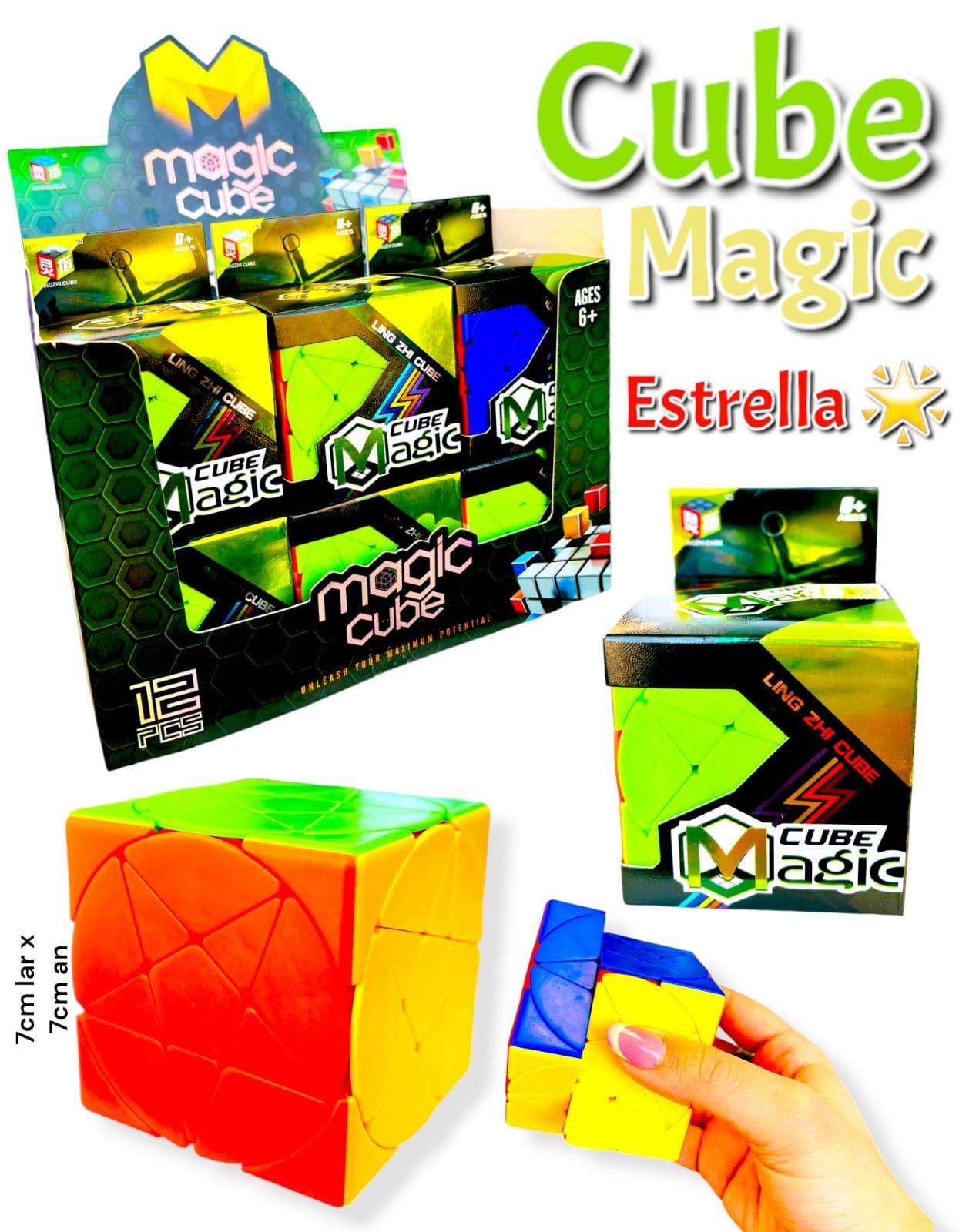 Cubo Magico LZC Estrella x 12 en caja exhibidora