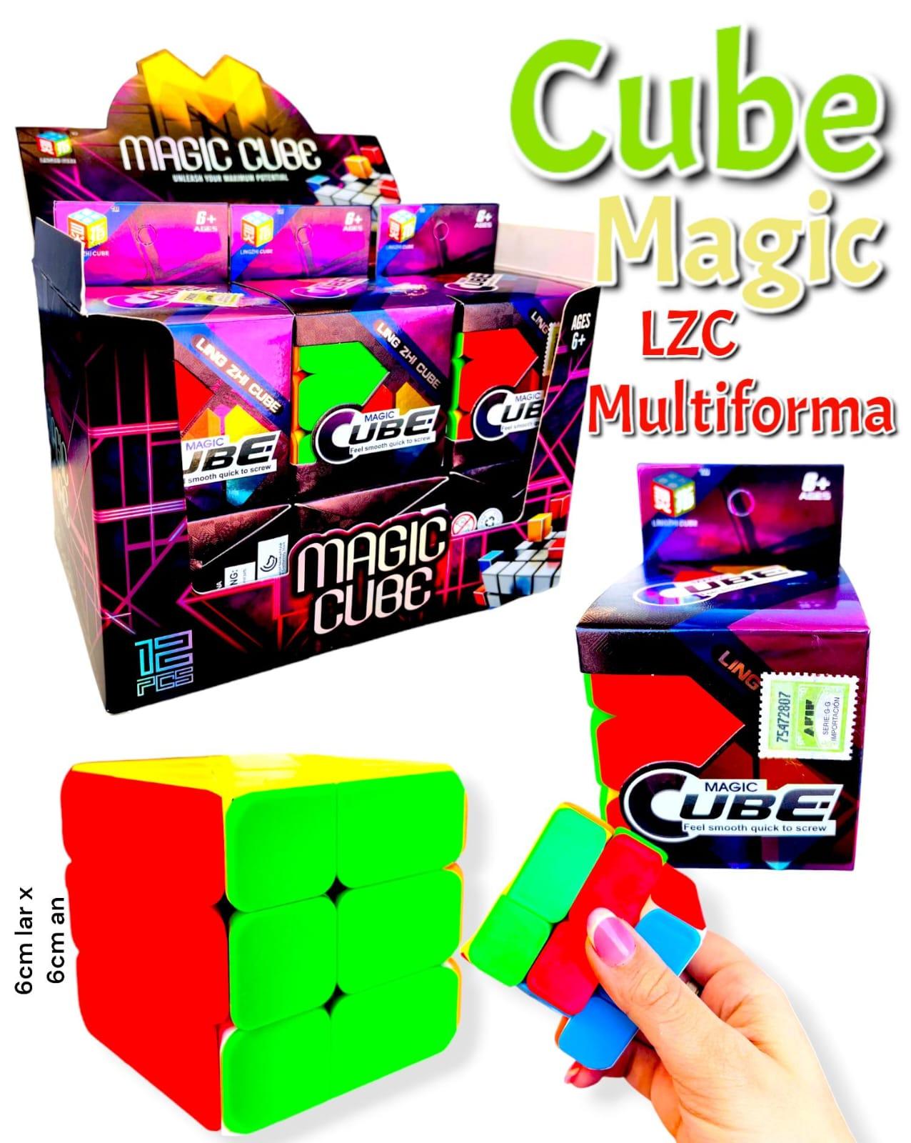 Cubo Mágico LZC Multiforma x12 en caja exhibidora