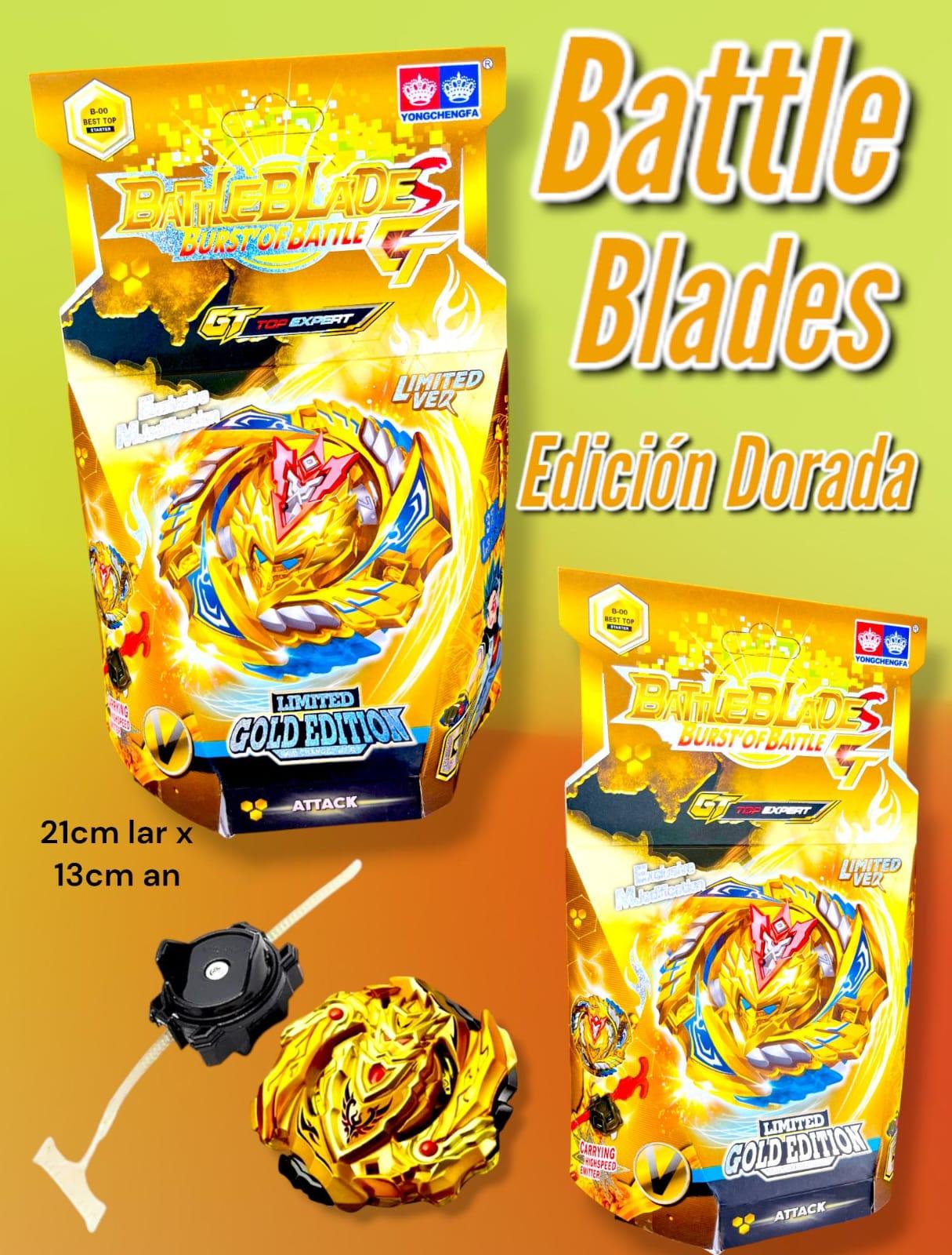Battle BladeS Edicion Dorada Trompo con lanzador