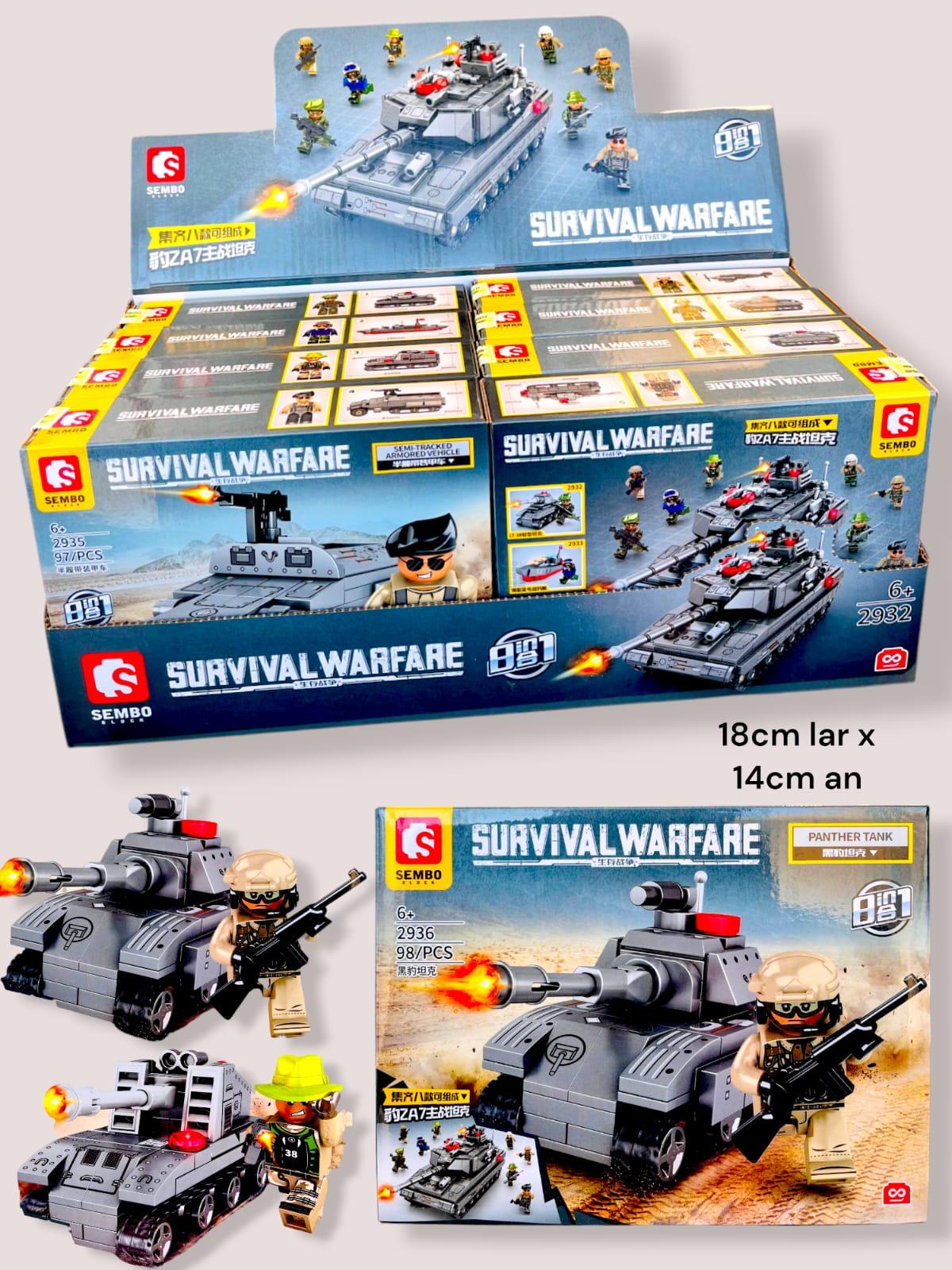  Block Survival Warfare 8 en 1 SEMBO