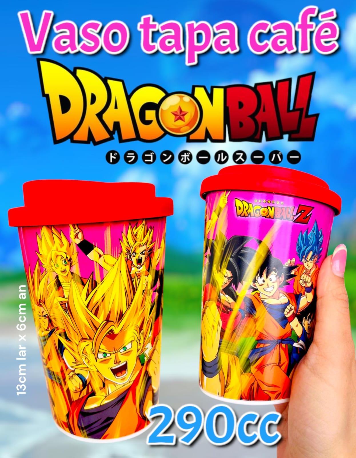 Vaso Tapa Cafe Dragon Ball 290cc