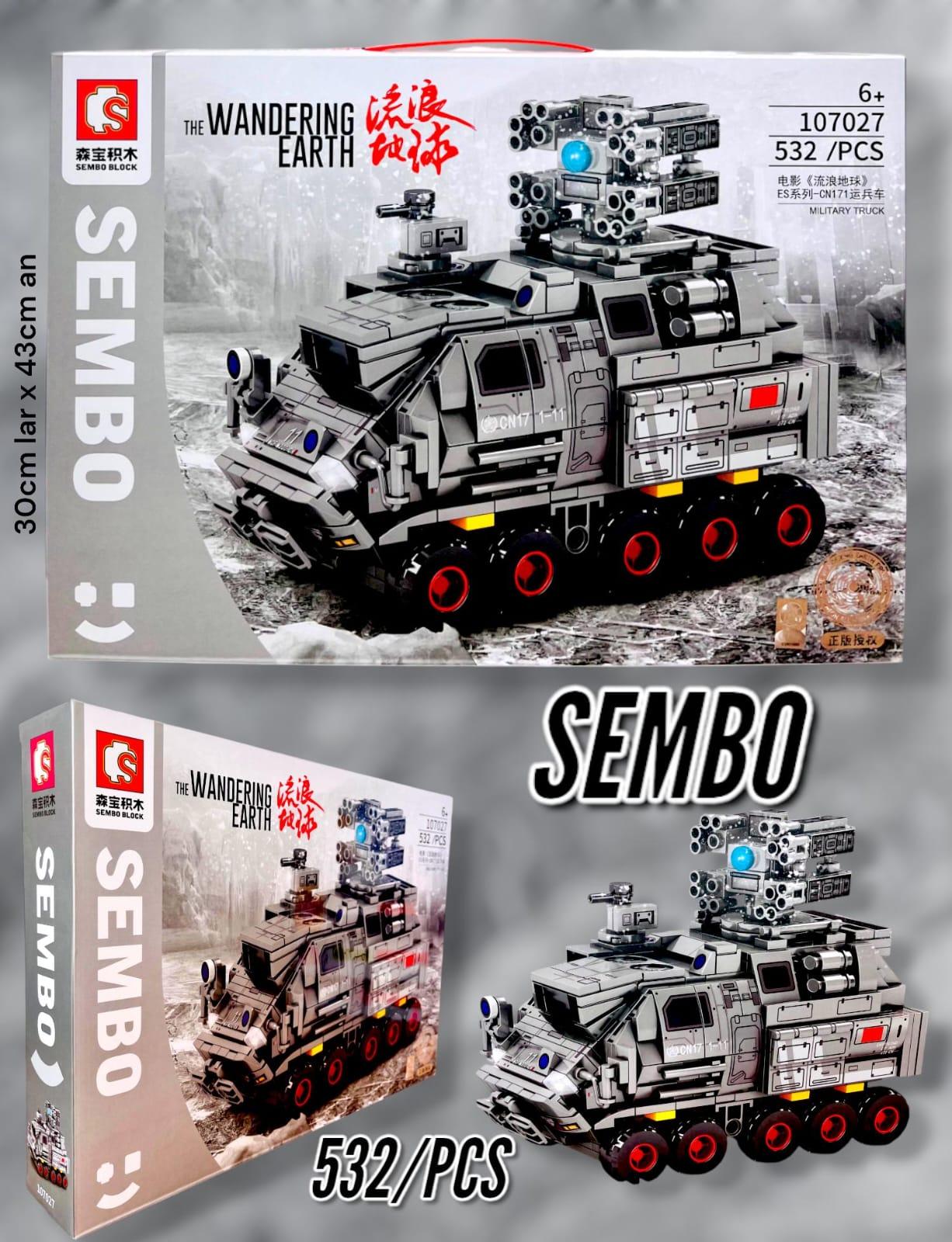 CAMION MILITAR WANDERING EART SEMBO 532/Pcs