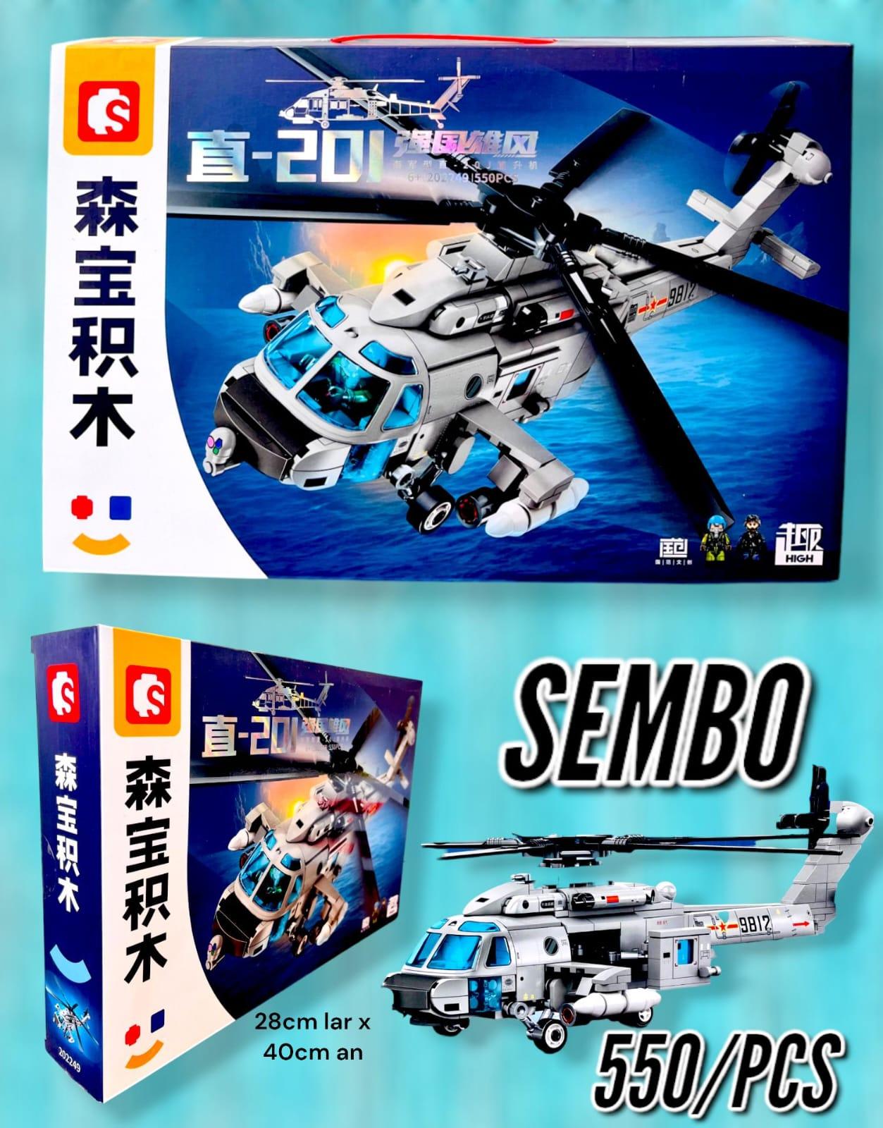 HELICOPTERO DE GUERRA SEMBO 550/Pcs