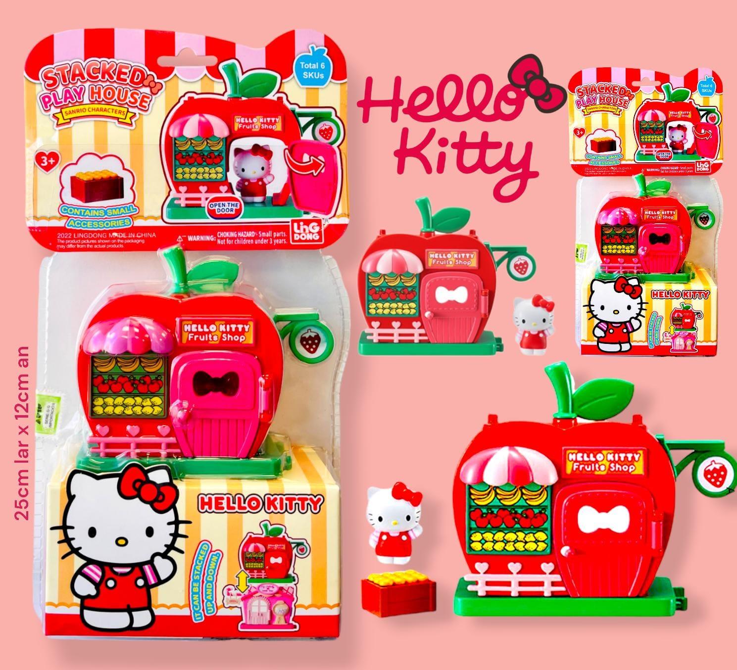 Hello Kitty Playset .Streetscape Tienda de Frutas 